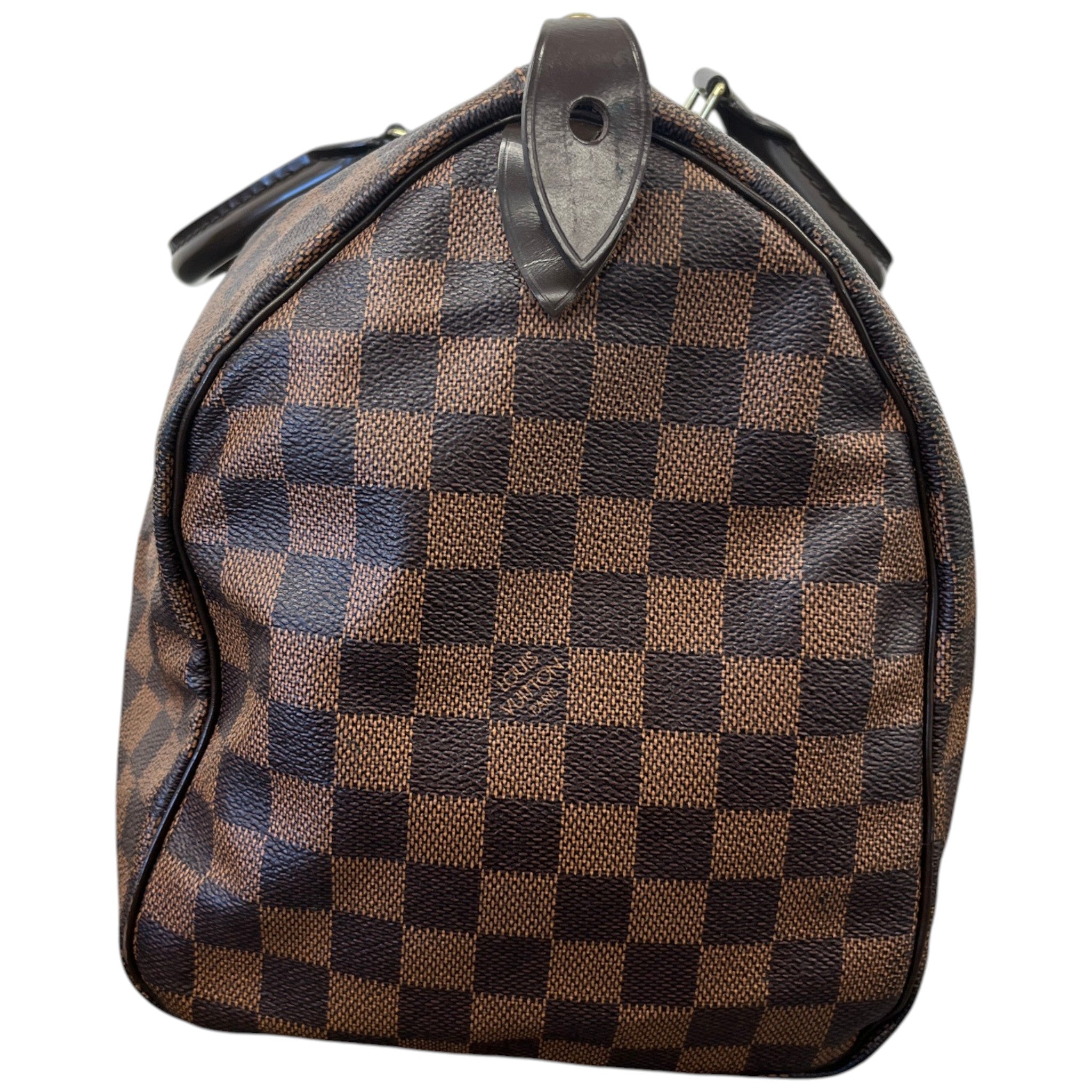 Women's Damier Ebene Speedy 35 Bag Brown