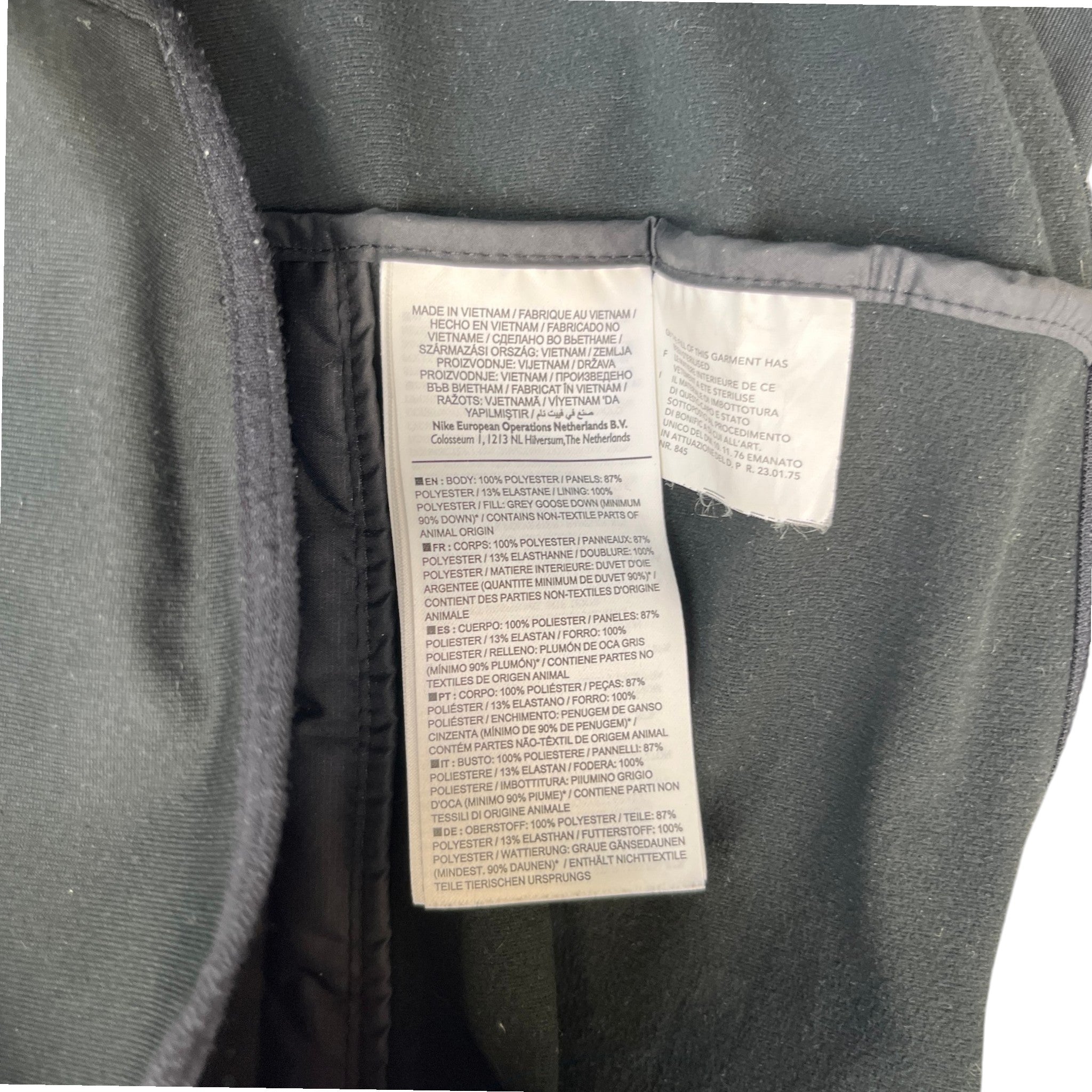 Men's Aeroloft Padded Hybrid Jacket Black Size S