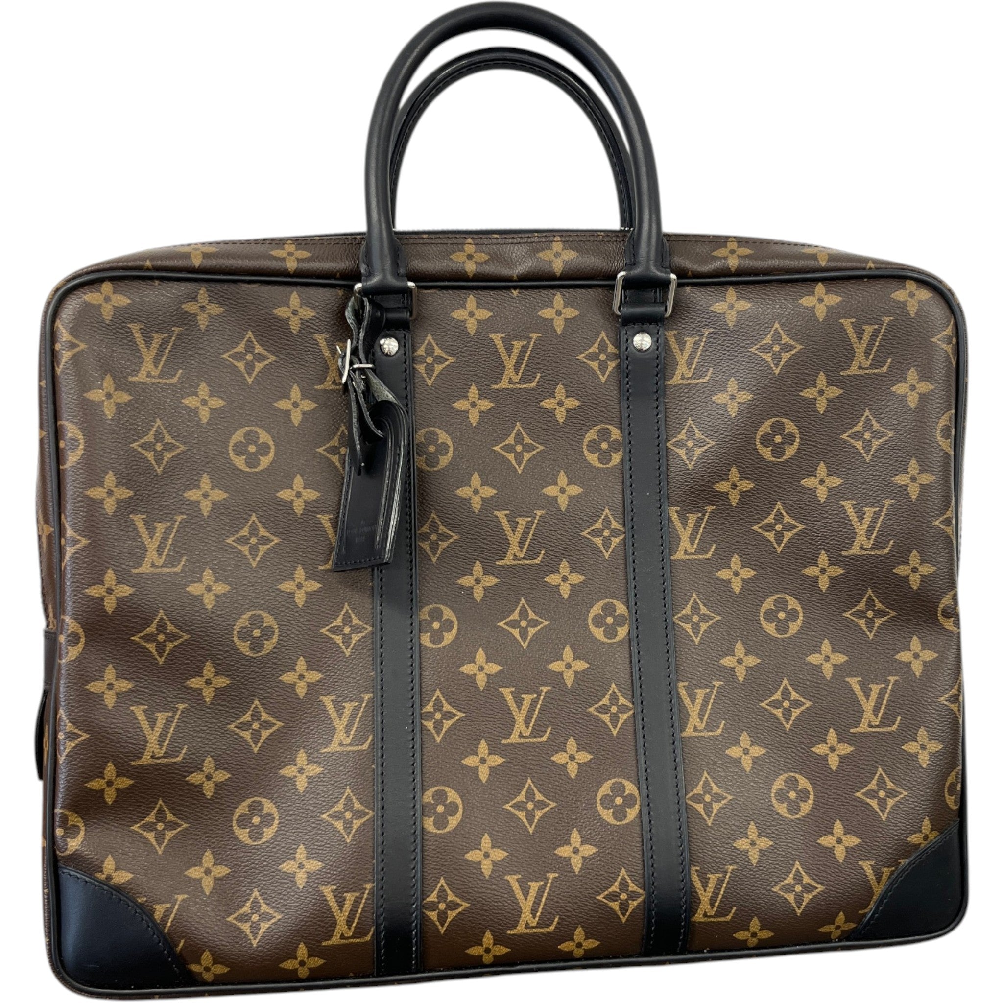 Men's Monogram Porte-Documents Voyage Bag Brown