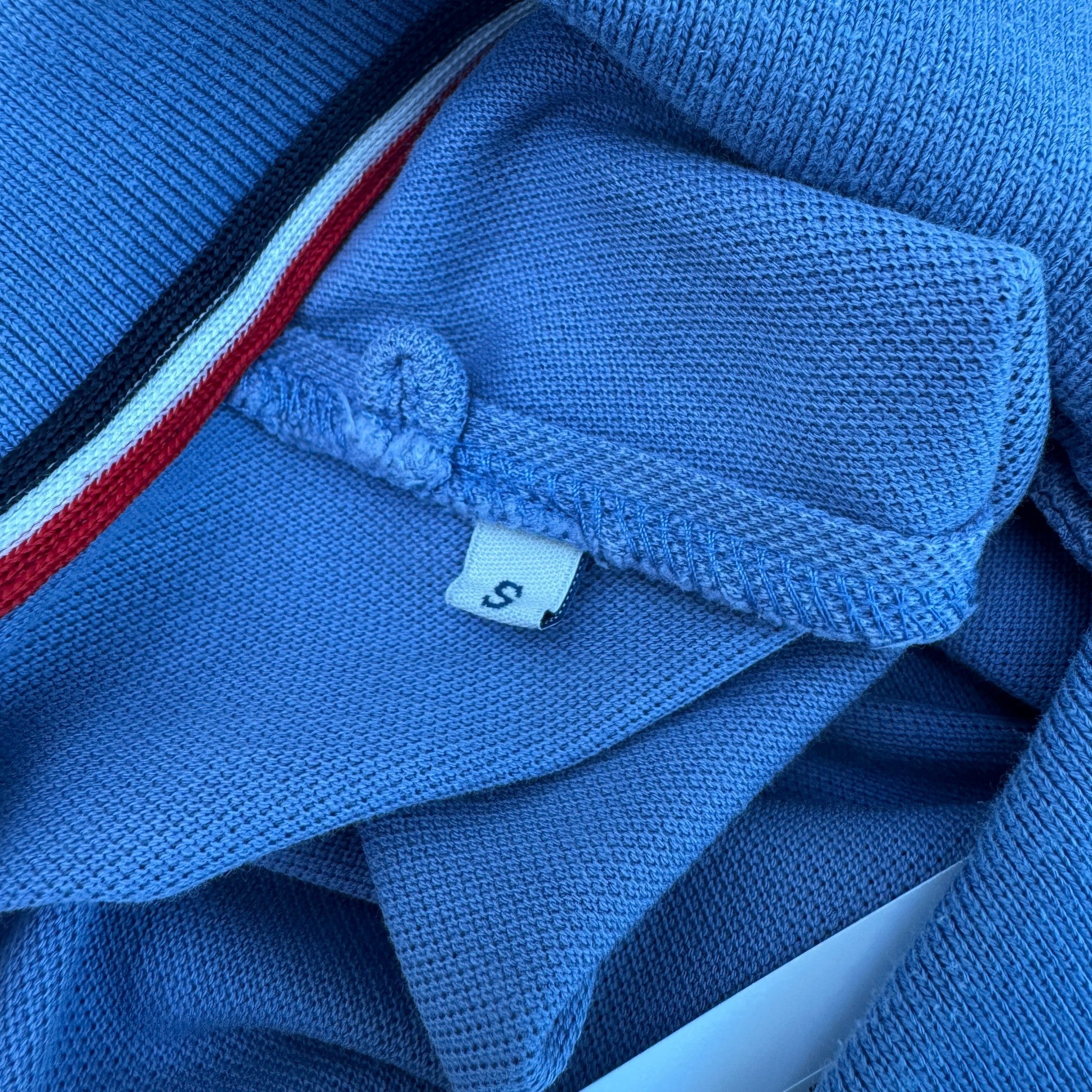 Men's Maglia Polo Shirt Blue Size S