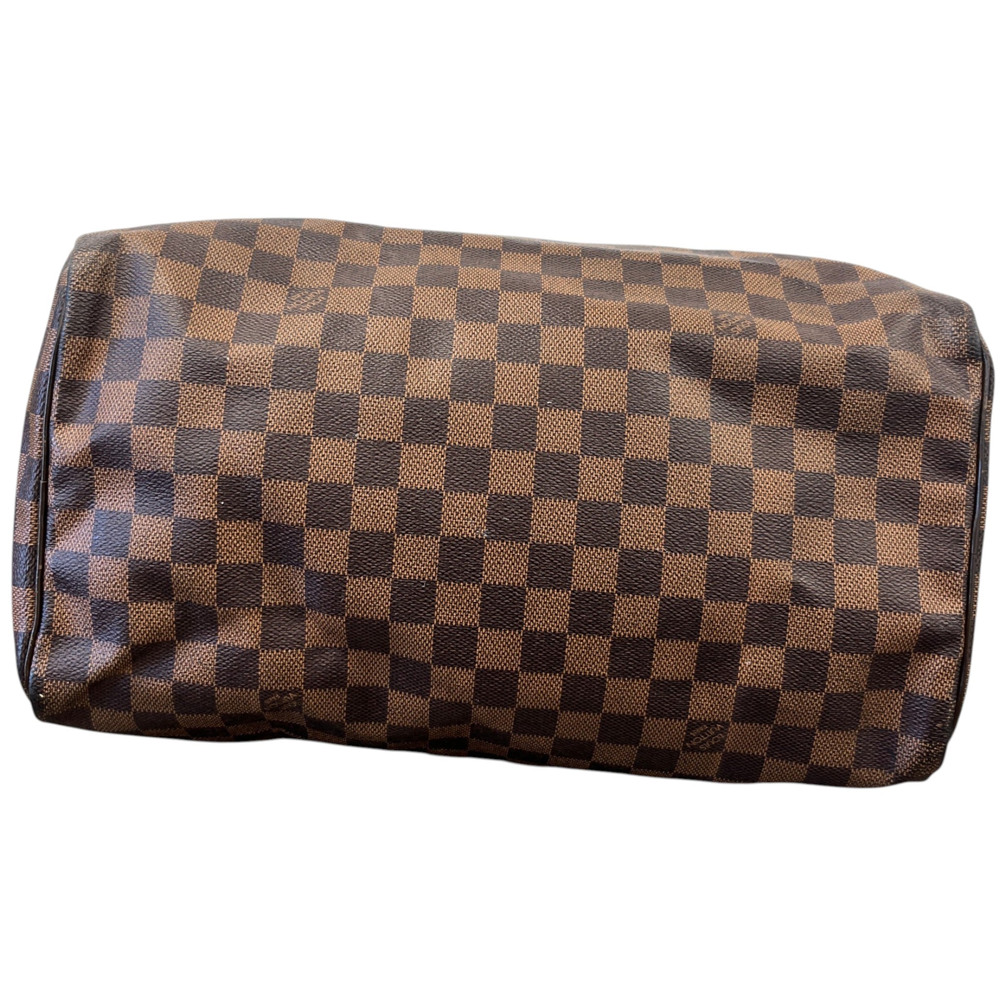 Women's Damier Ebene Speedy 35 Bag Brown