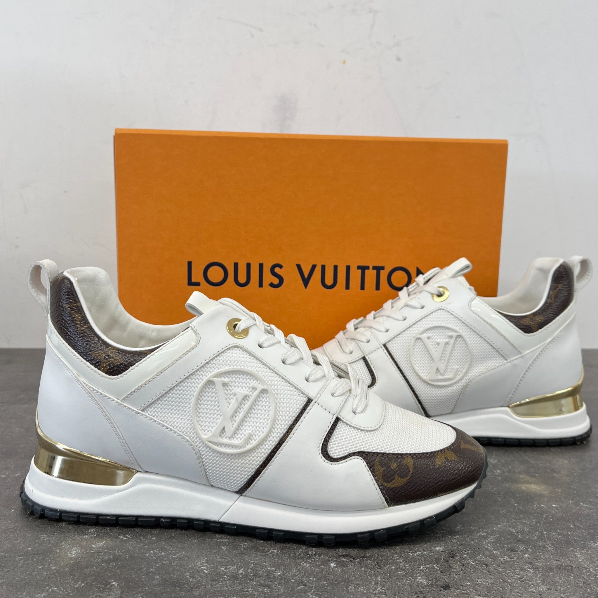 Women's Monogram Canvas Run Away Low Trainers White Size EU 36 / UK 3