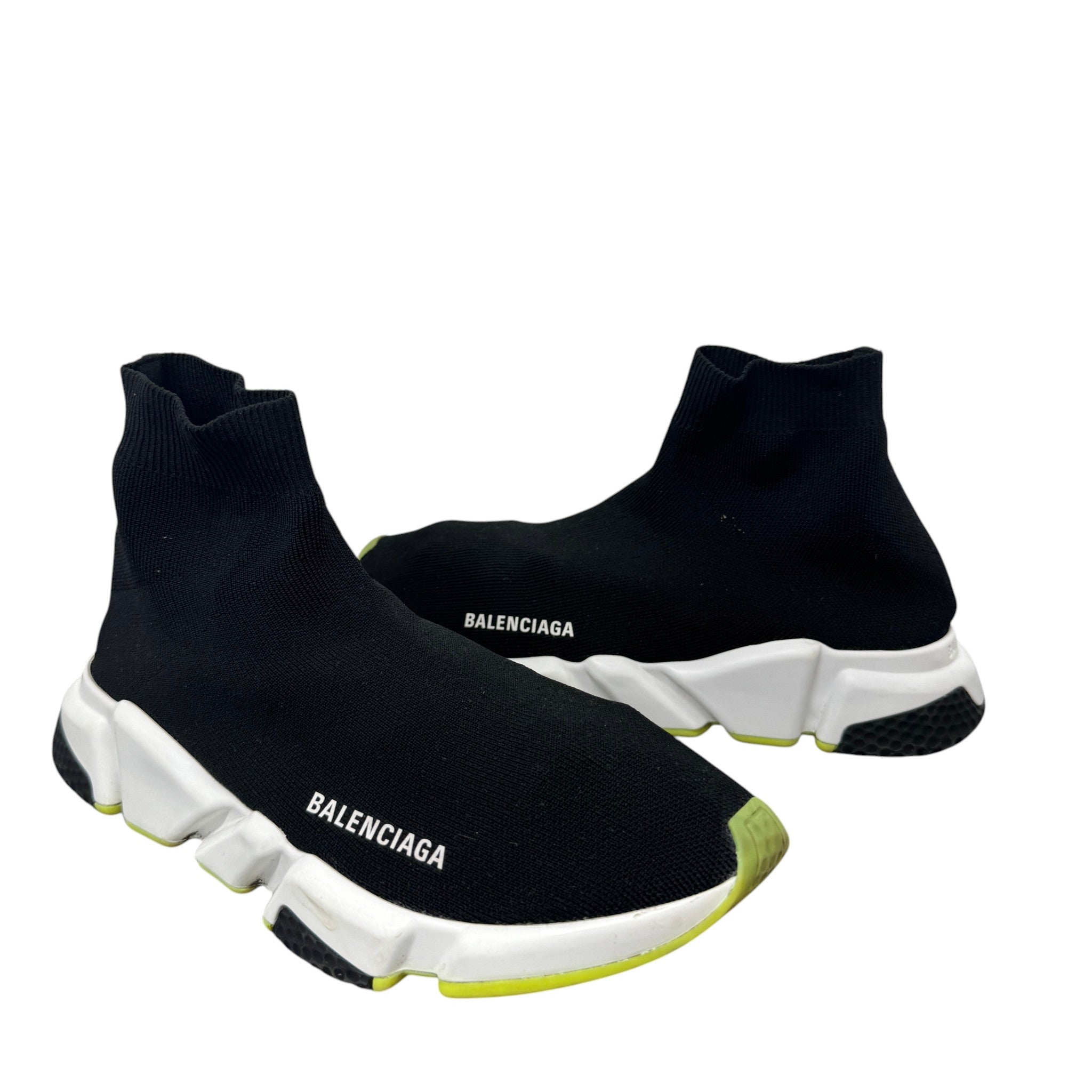 Men's Speed High Trainers Black Size EU 40 / UK 6