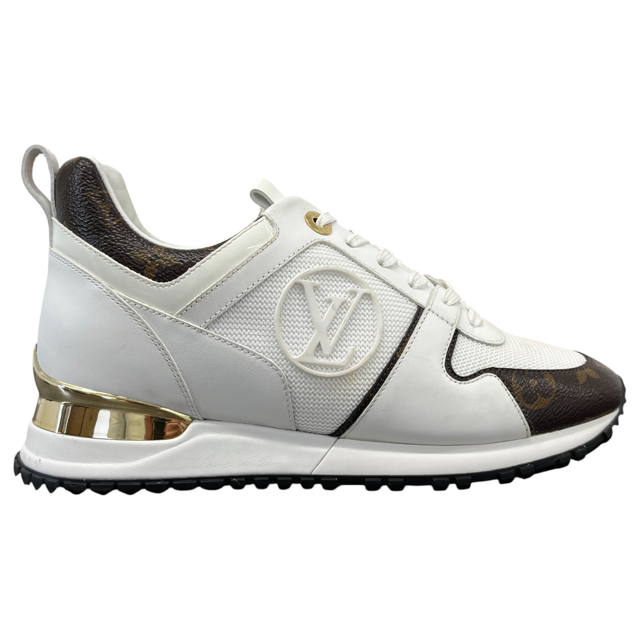 Women's Monogram Canvas Run Away Low Trainers White Size EU 36 / UK 3