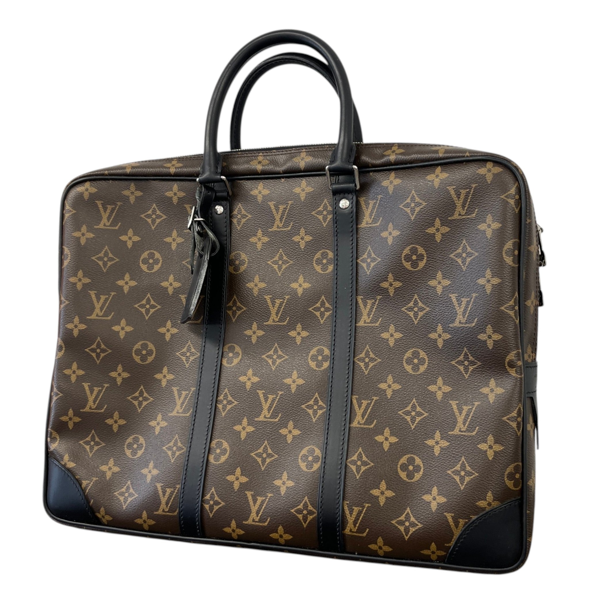 Men's Monogram Porte-Documents Voyage Bag Brown
