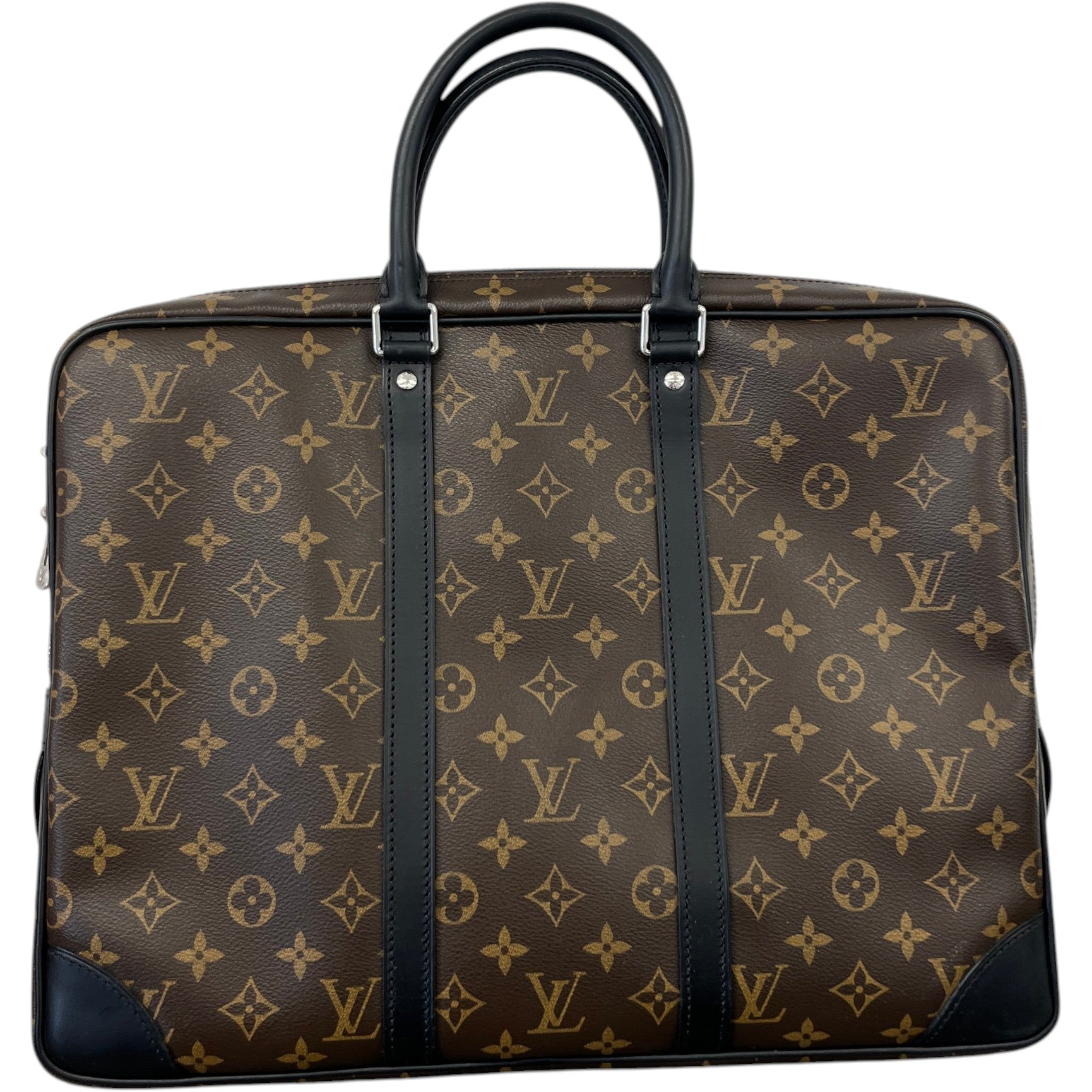 Men's Monogram Porte-Documents Voyage Bag Brown