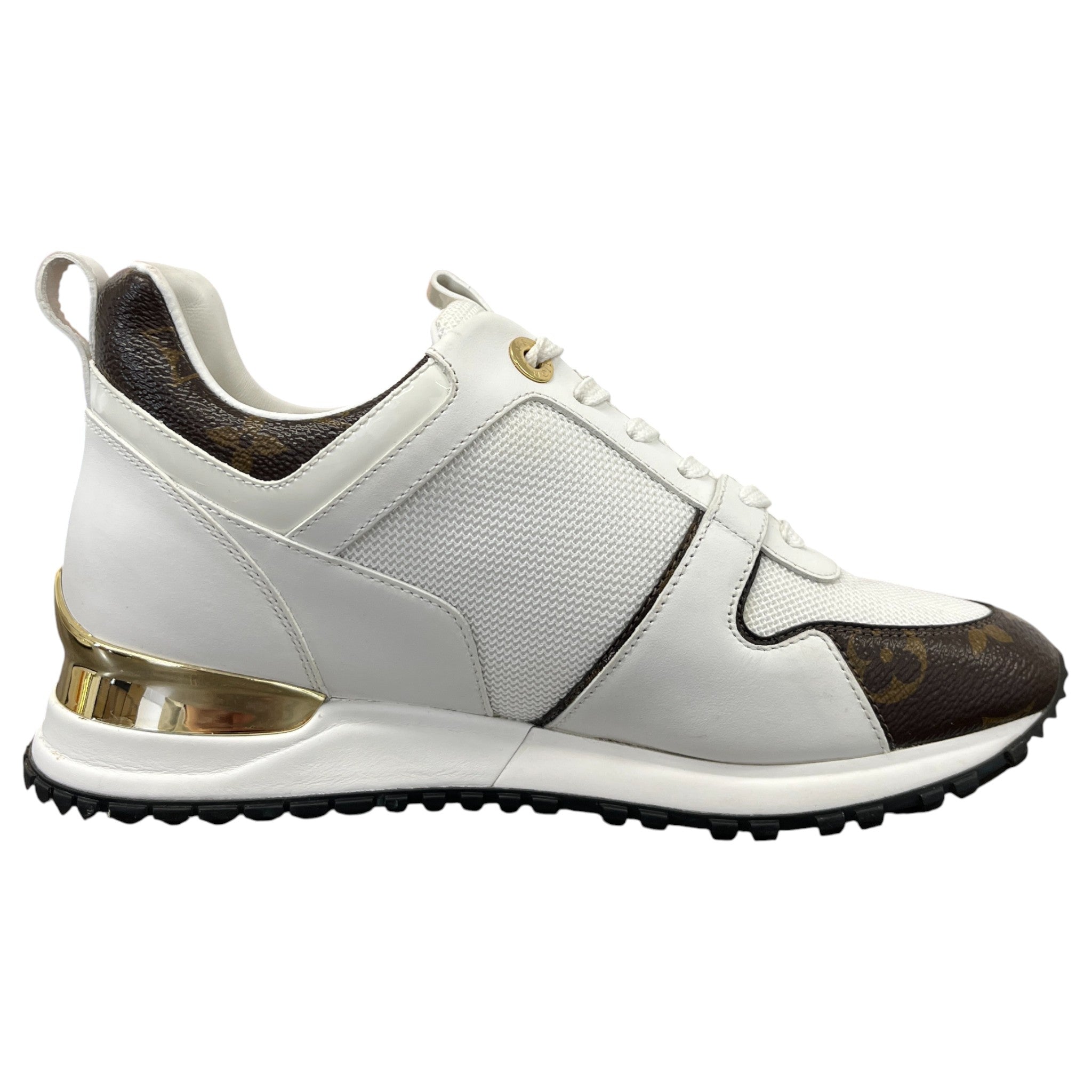 Women's Monogram Canvas Run Away Low Trainers White Size EU 36 / UK 3