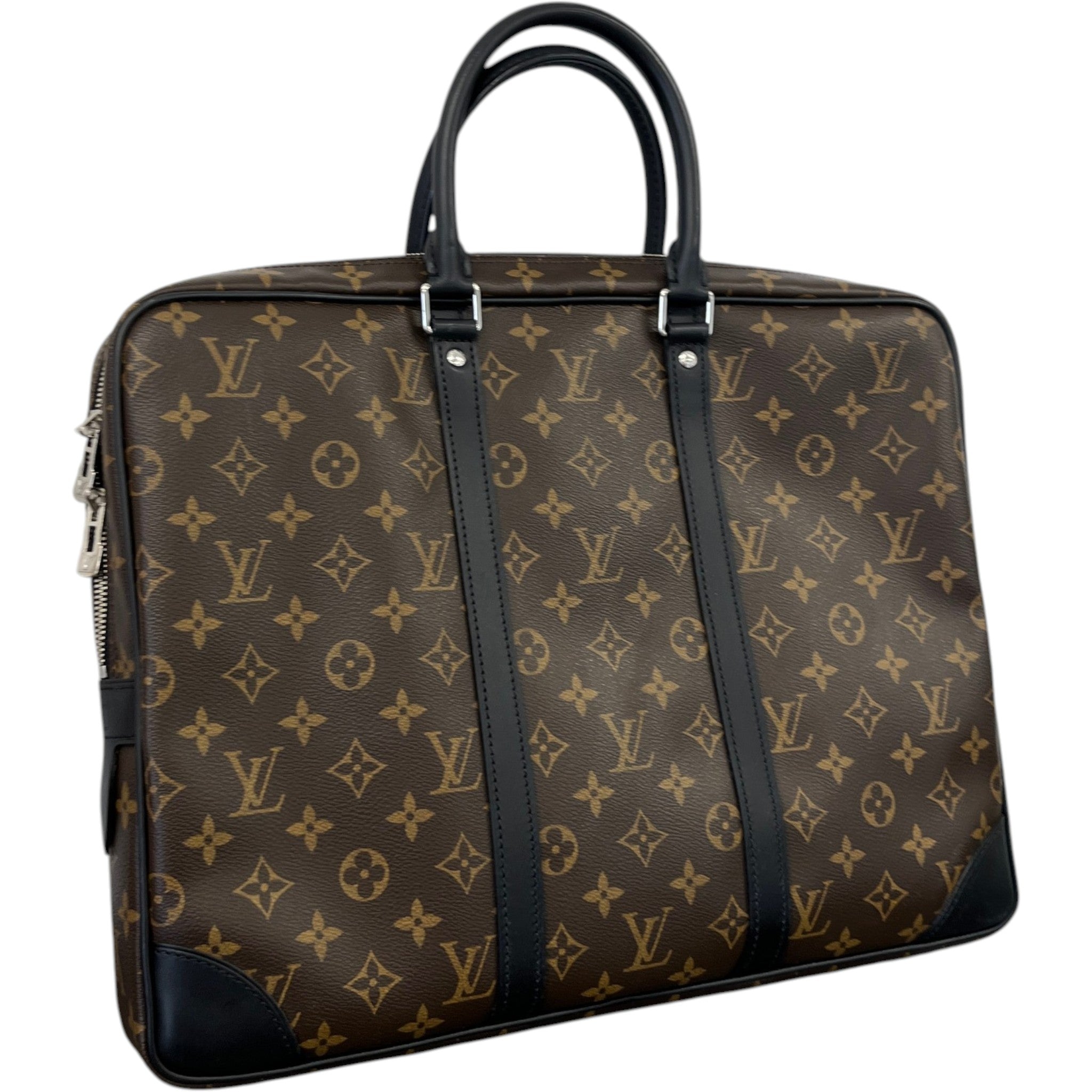 Men's Monogram Porte-Documents Voyage Bag Brown