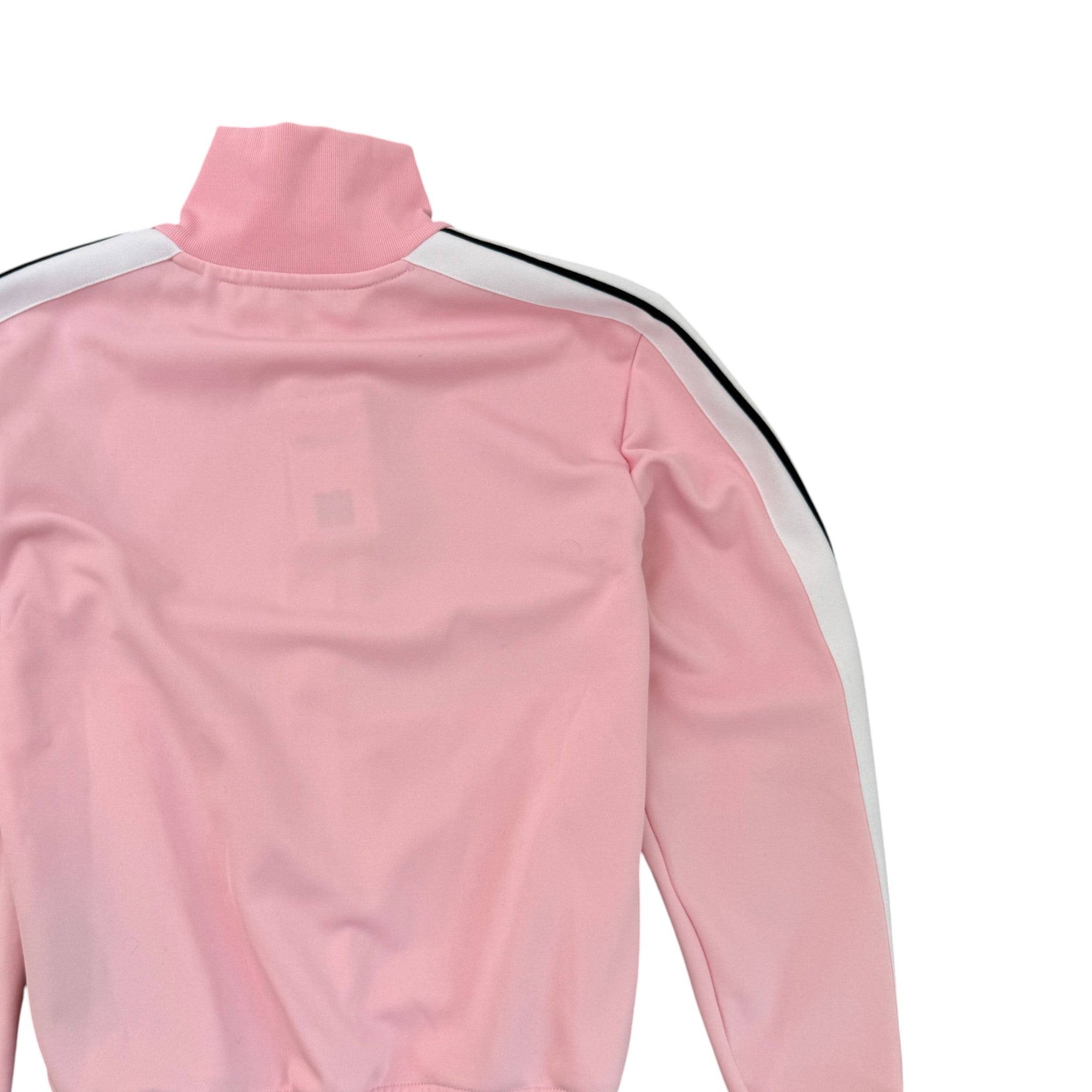 Men's Stripe Logo Track Jacket Pink Size S