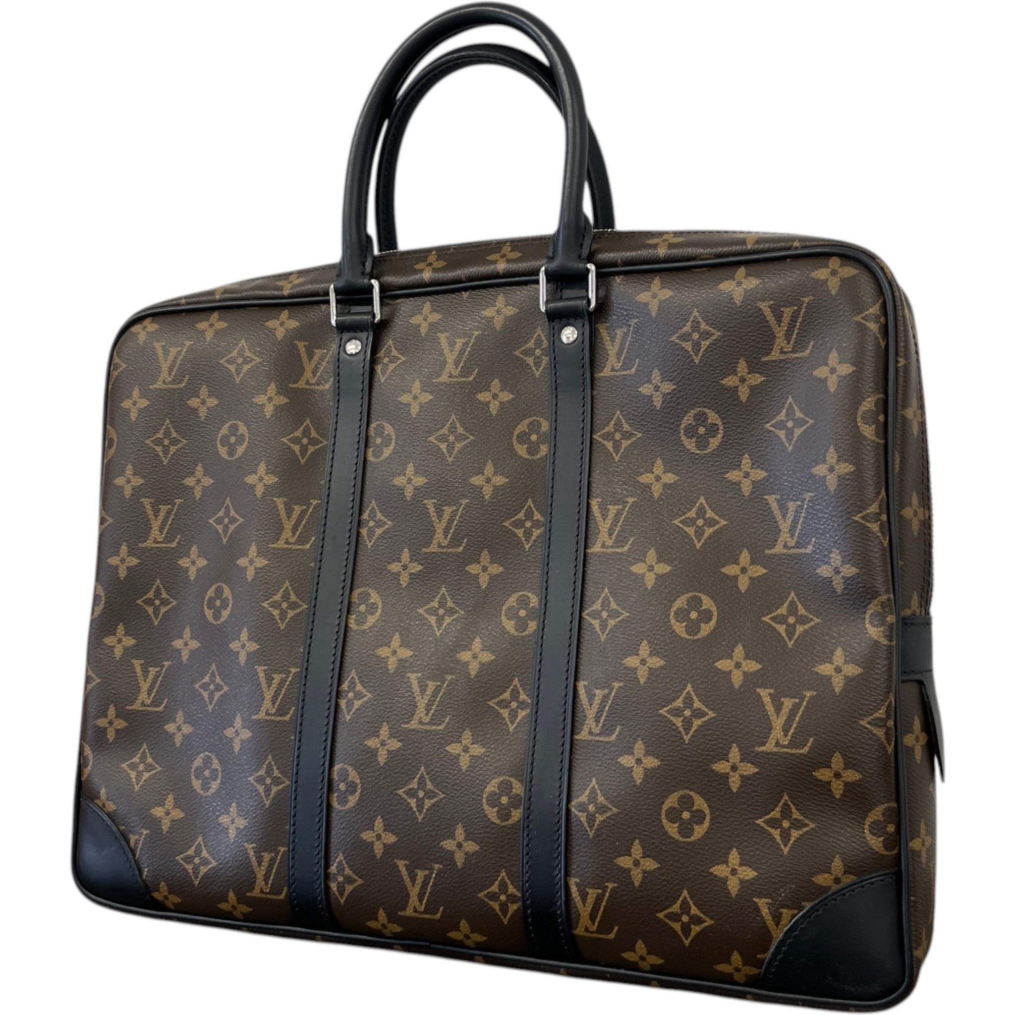 Men's Monogram Porte-Documents Voyage Bag Brown