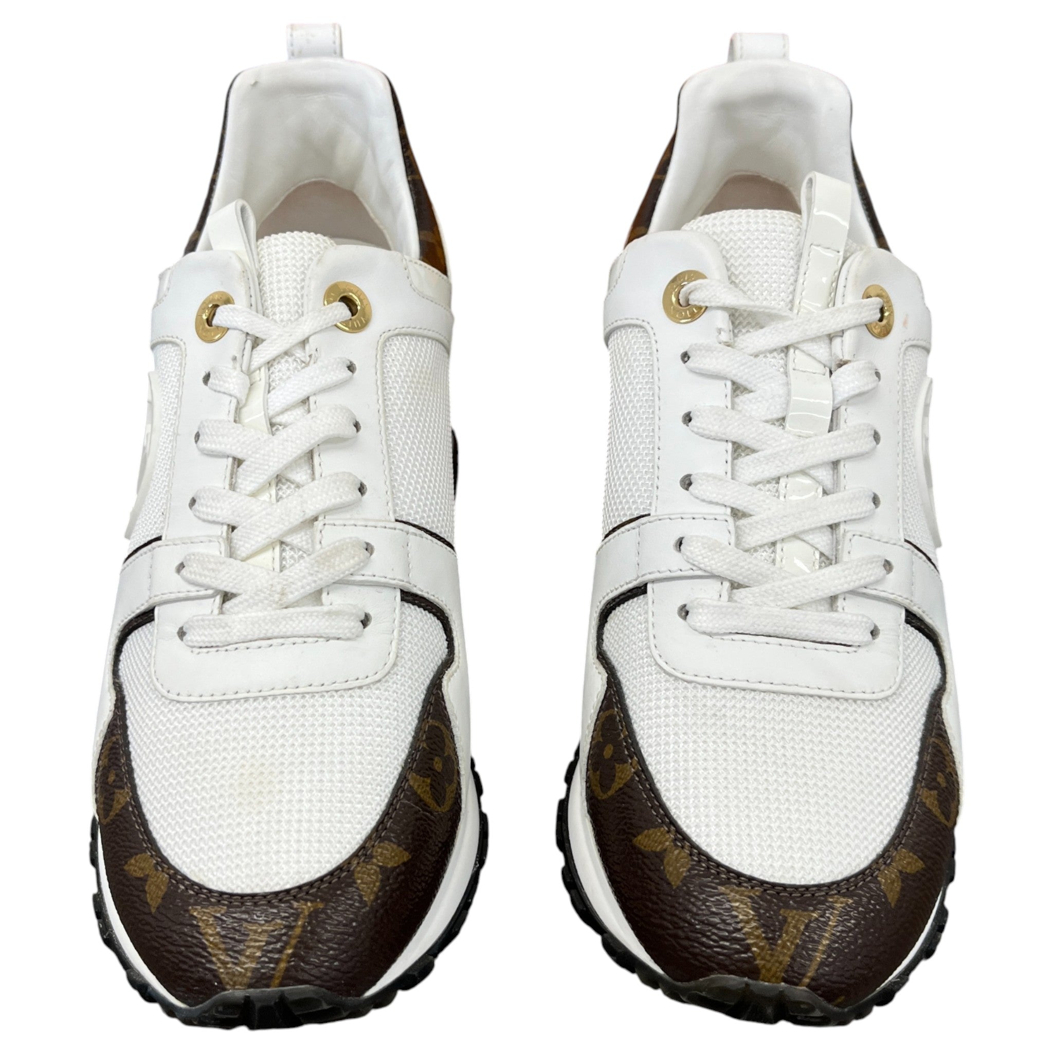 Women's Monogram Canvas Run Away Low Trainers White Size EU 36 / UK 3