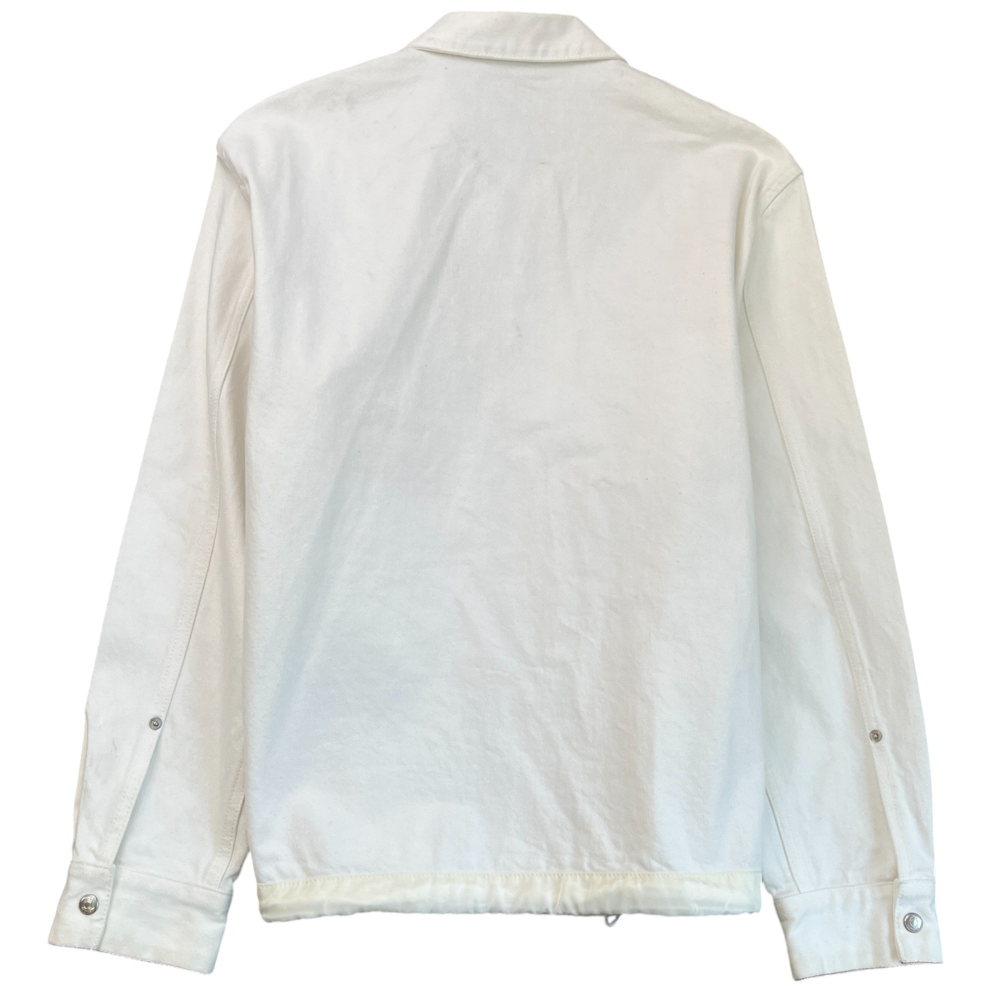 Men's Sacai Logo Patch Jacket White Size IT 50 / L