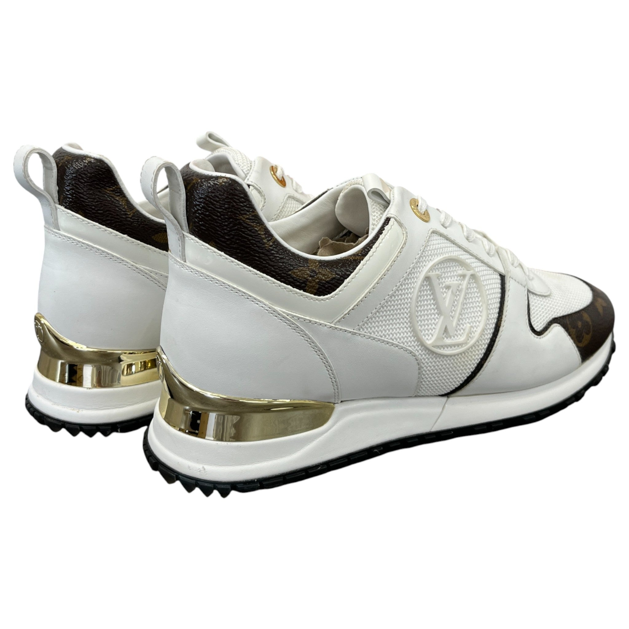 Women's Monogram Canvas Run Away Low Trainers White Size EU 36 / UK 3