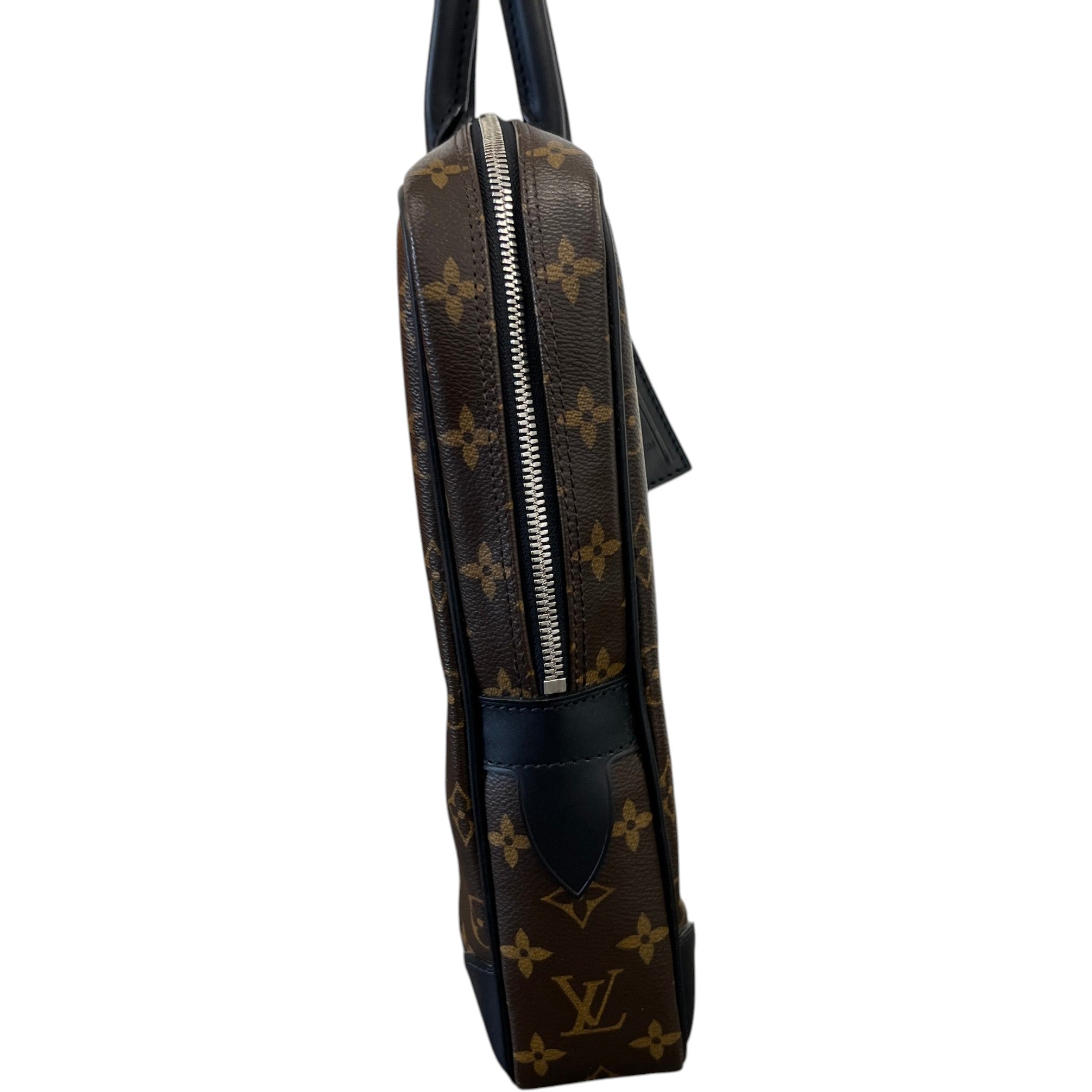 Men's Monogram Porte-Documents Voyage Bag Brown