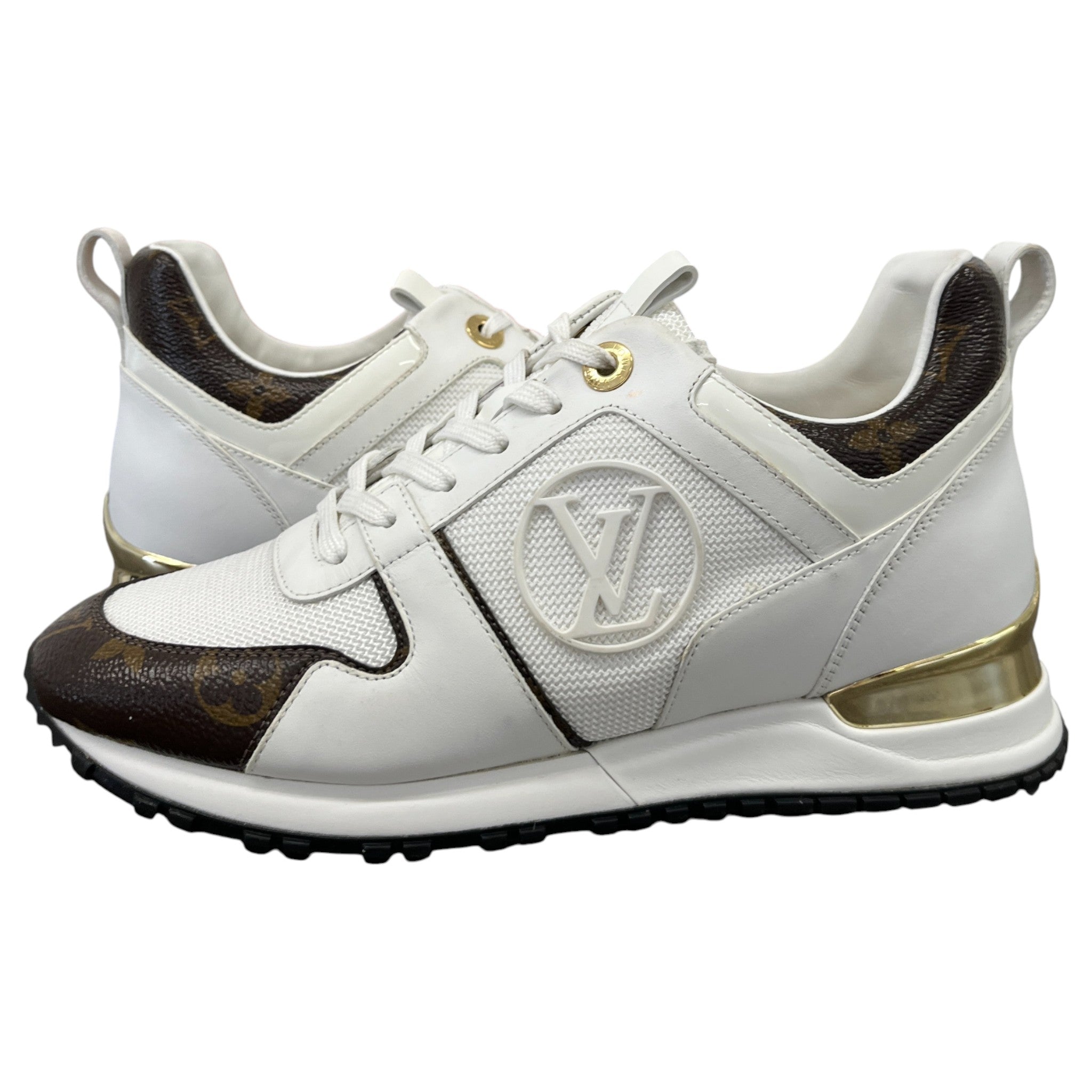 Women's Monogram Canvas Run Away Low Trainers White Size EU 36 / UK 3