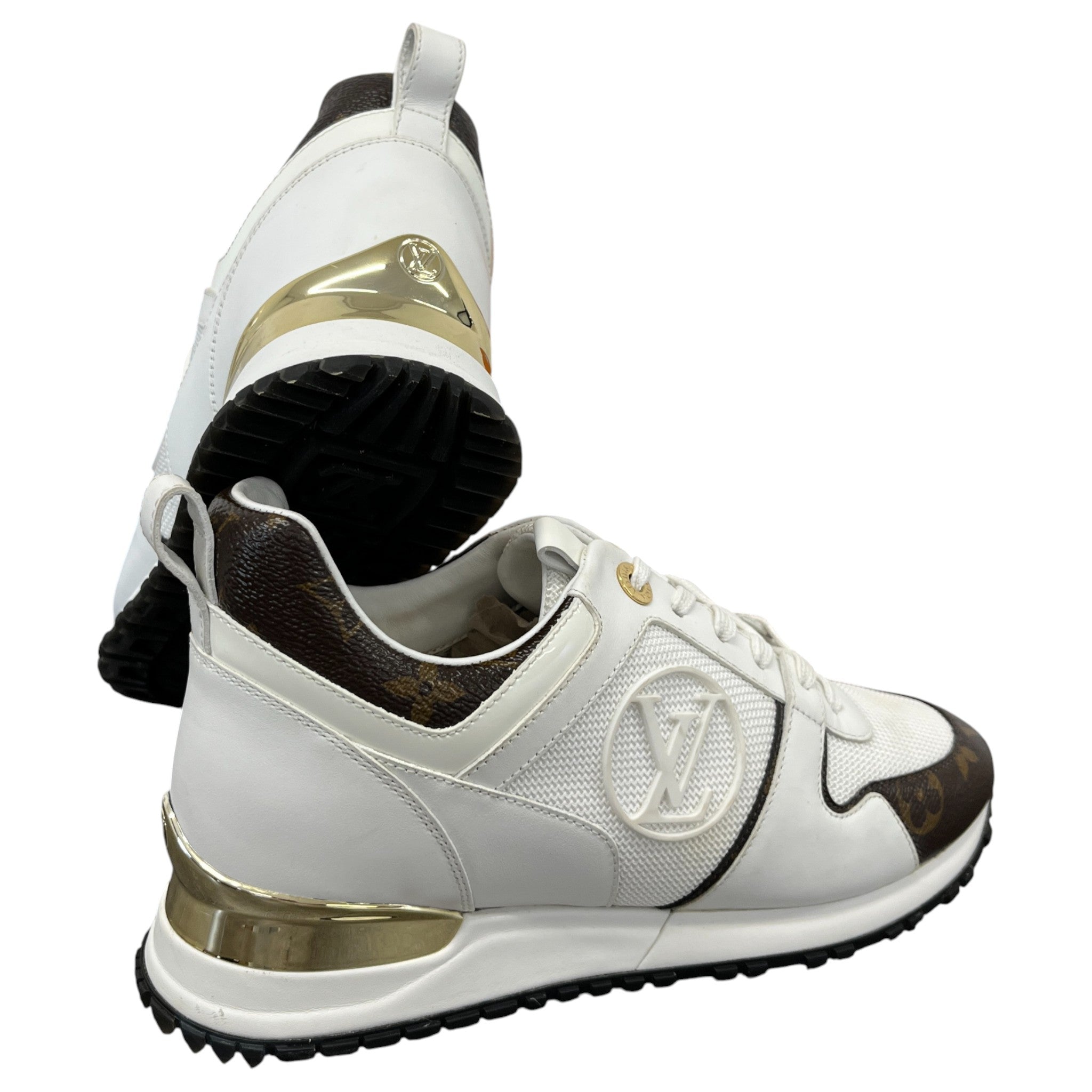 Women's Monogram Canvas Run Away Low Trainers White Size EU 36 / UK 3