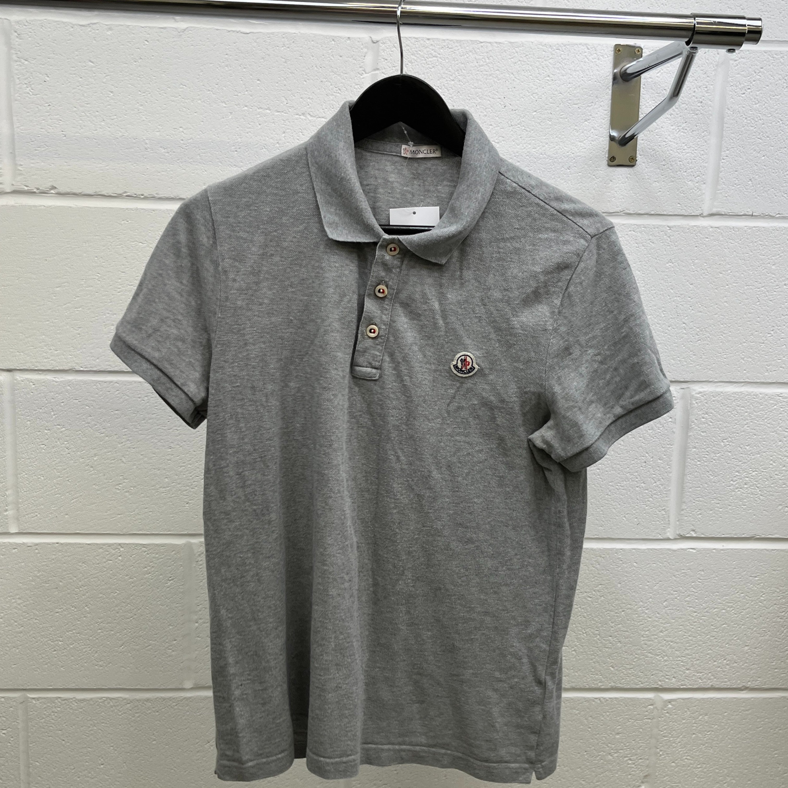 Men's Maglia Polo Shirt Grey Size L