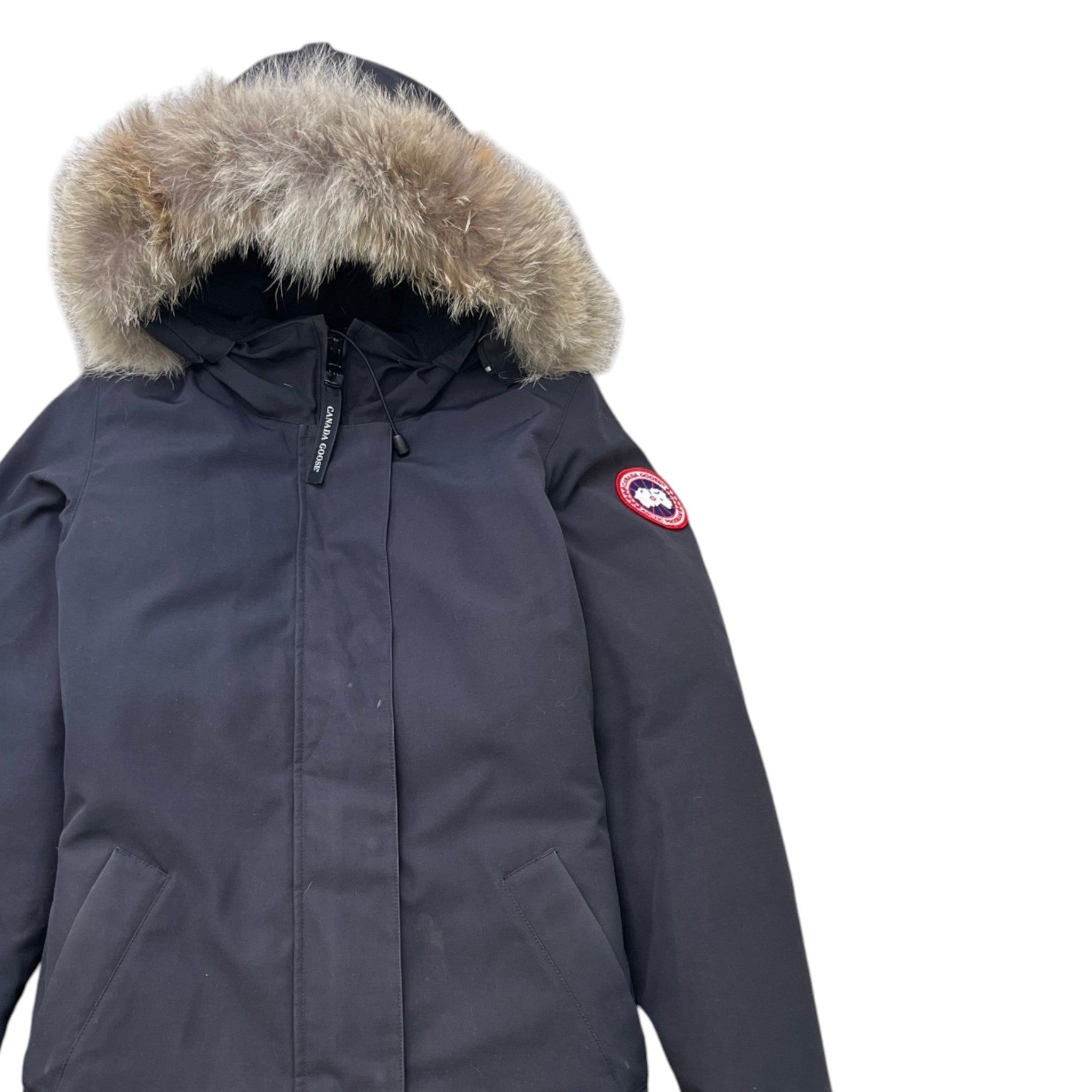 Women's Victoria Parka Down Jacket Navy Size S