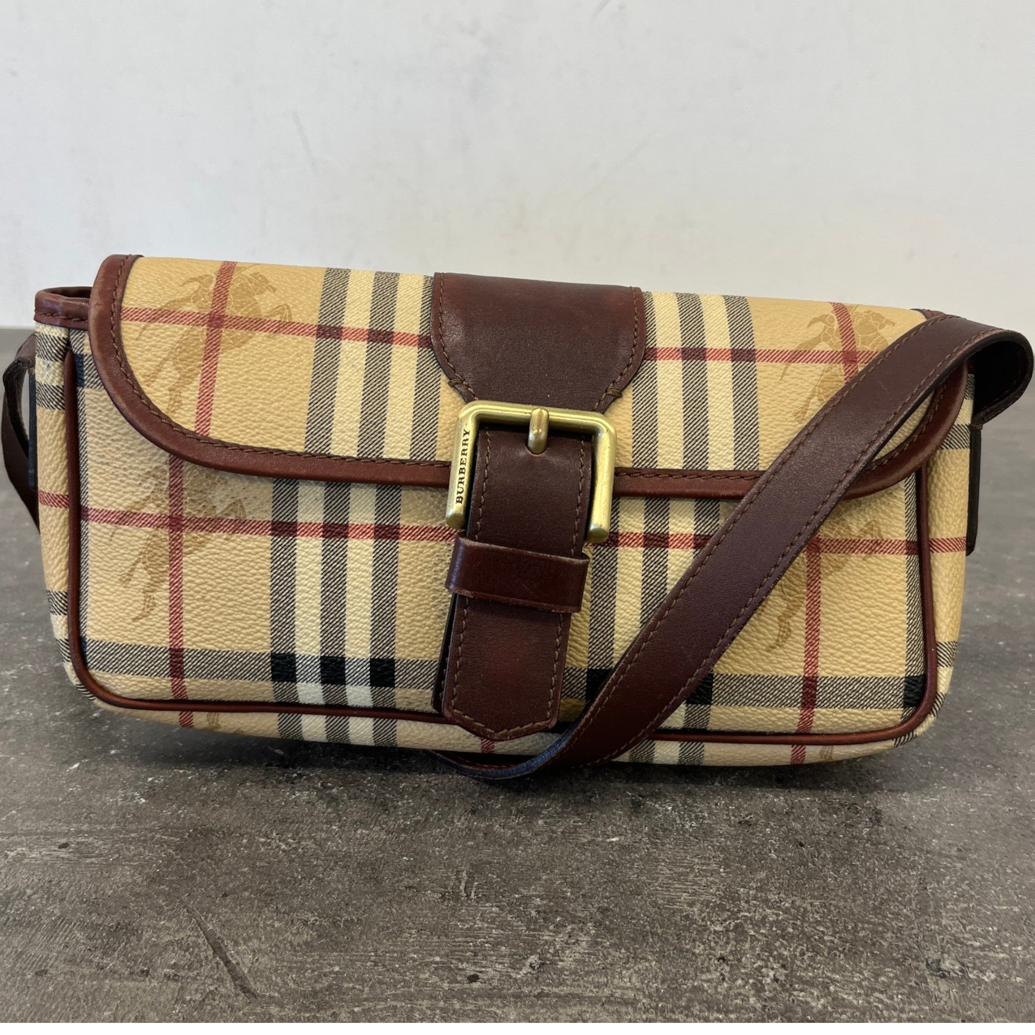 Women's Vintage Check Bag Beige