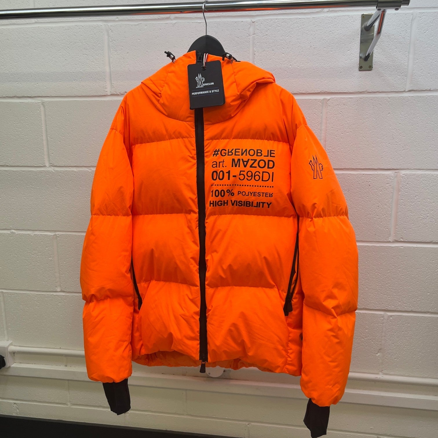 Men's Mazod Down Jacket Orange Size 5 / XXL