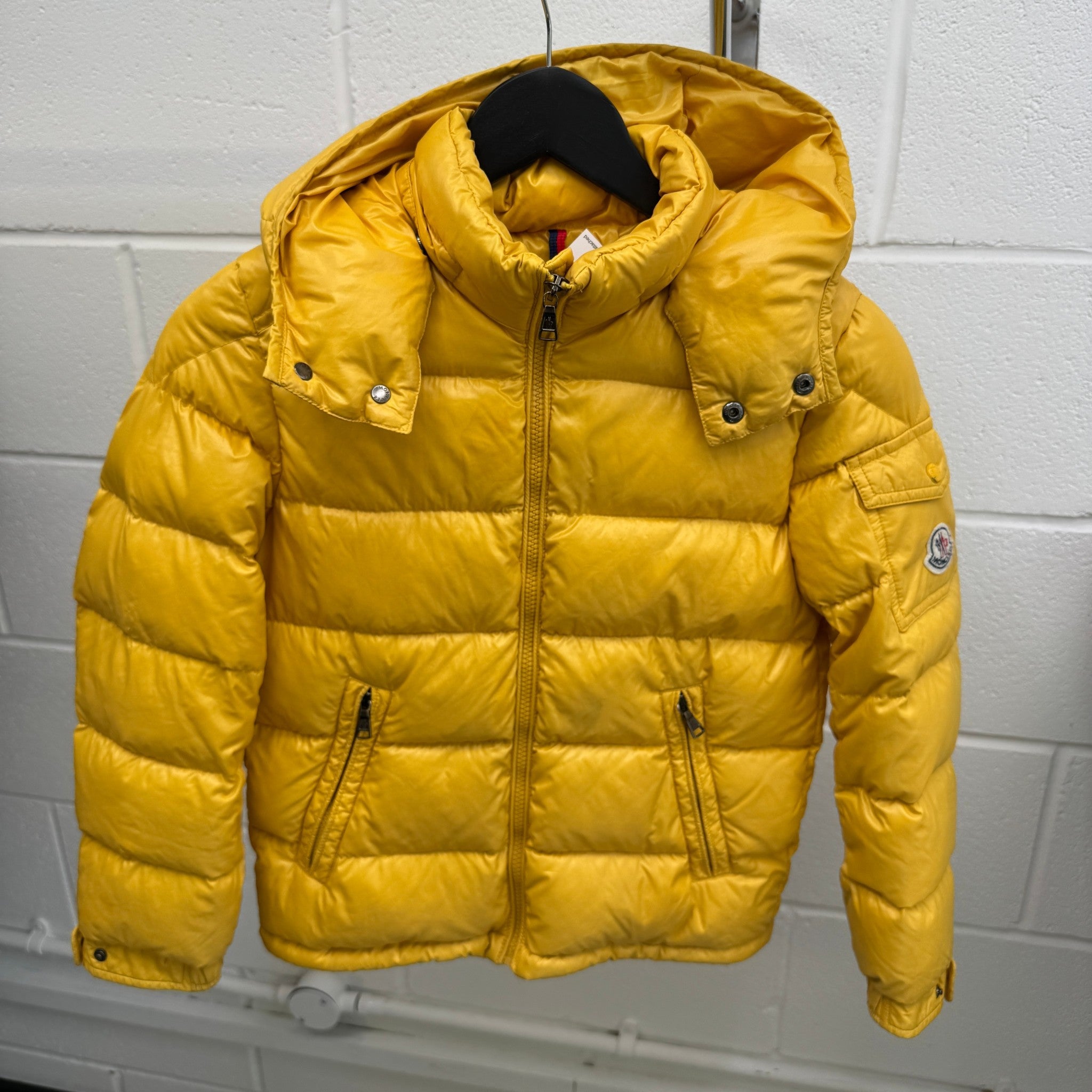 Men's New Maya Kids 10 Years Down Jacket Yellow Size XXS