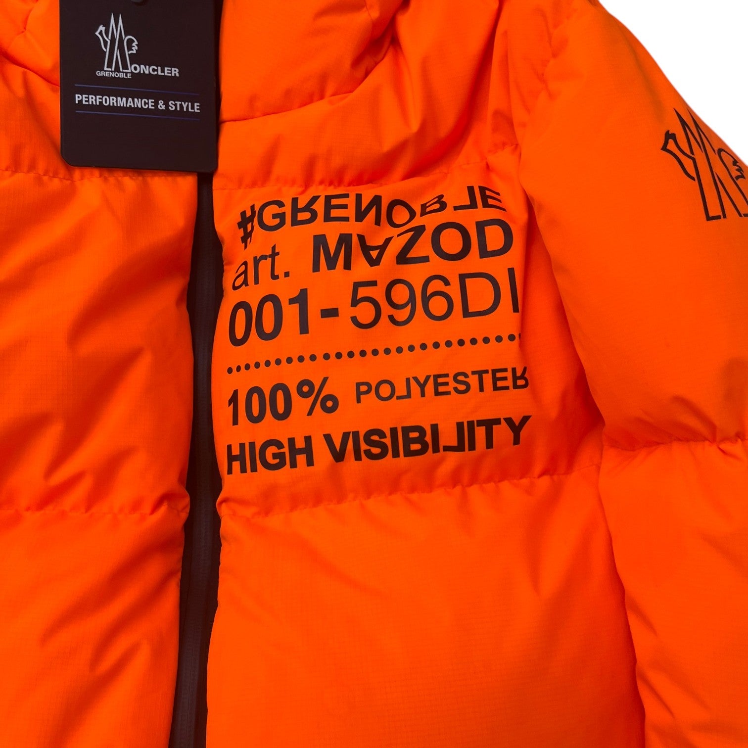 Men's Mazod Down Jacket Orange Size 5 / XXL