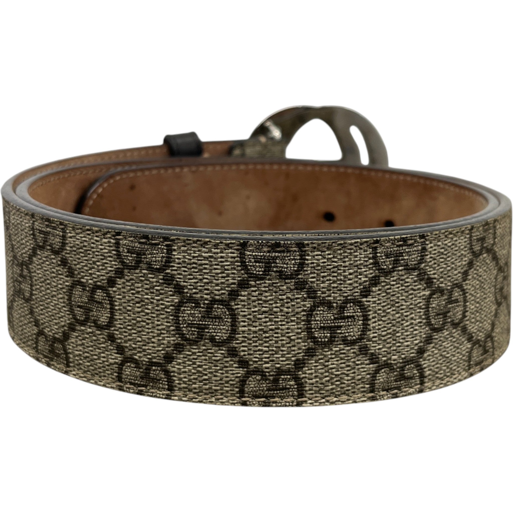 Men's Interlocking G Belt Beige Size Waist 28"