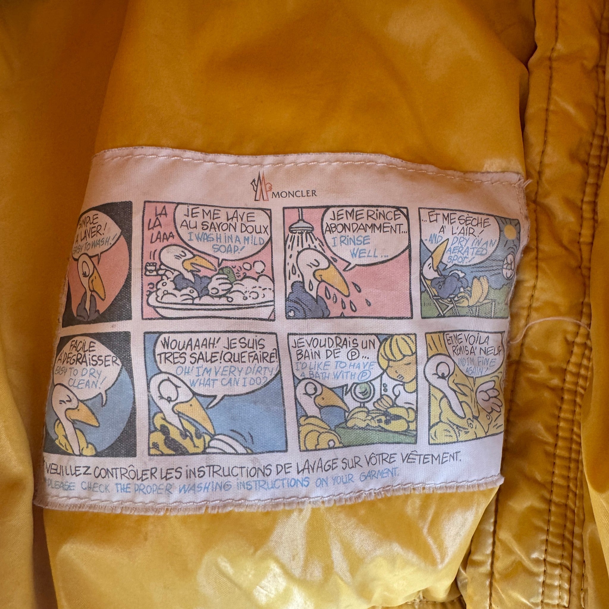Men's New Maya Kids 10 Years Down Jacket Yellow Size XXS