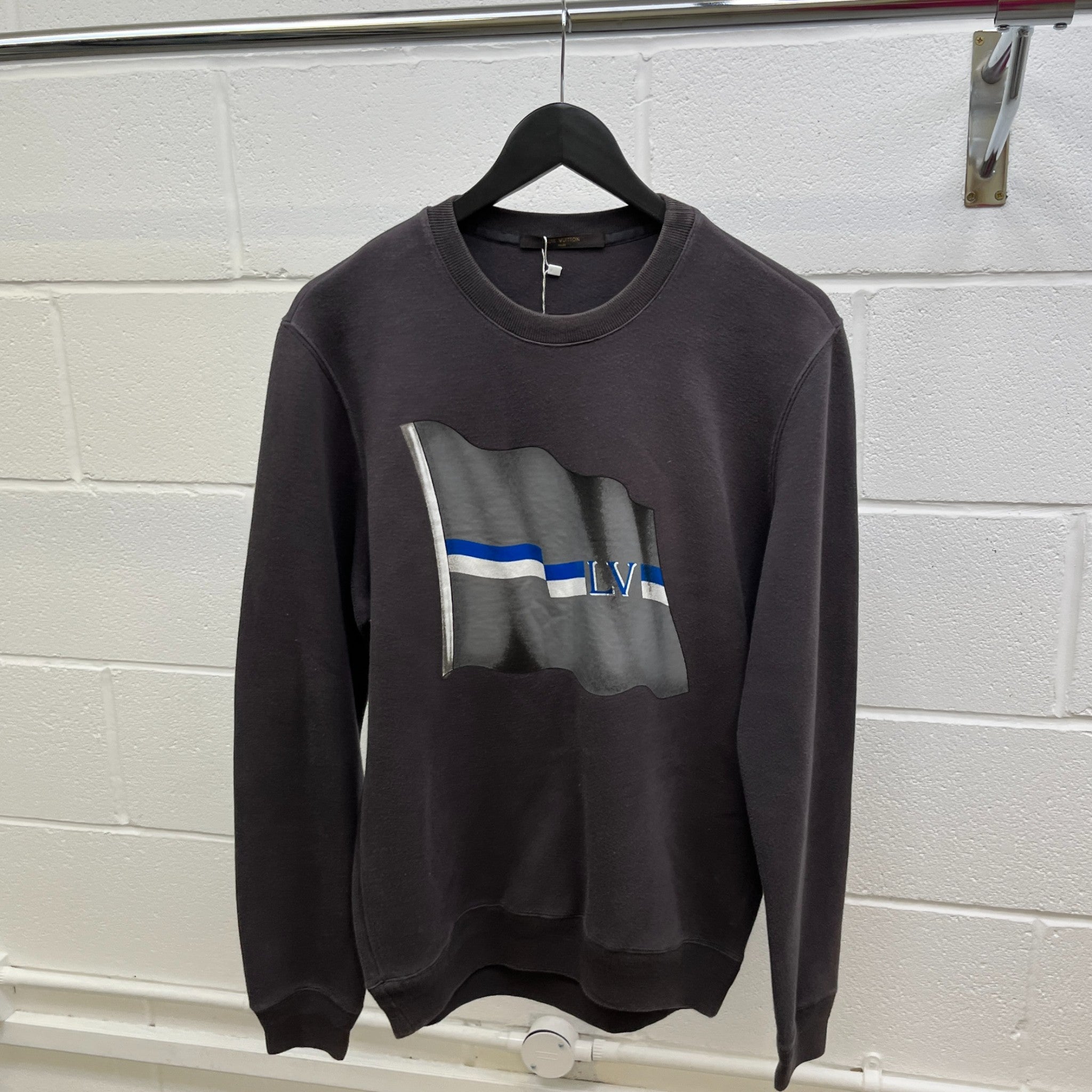 Men's Flap Cup Sweatshirt Charcoal Size L