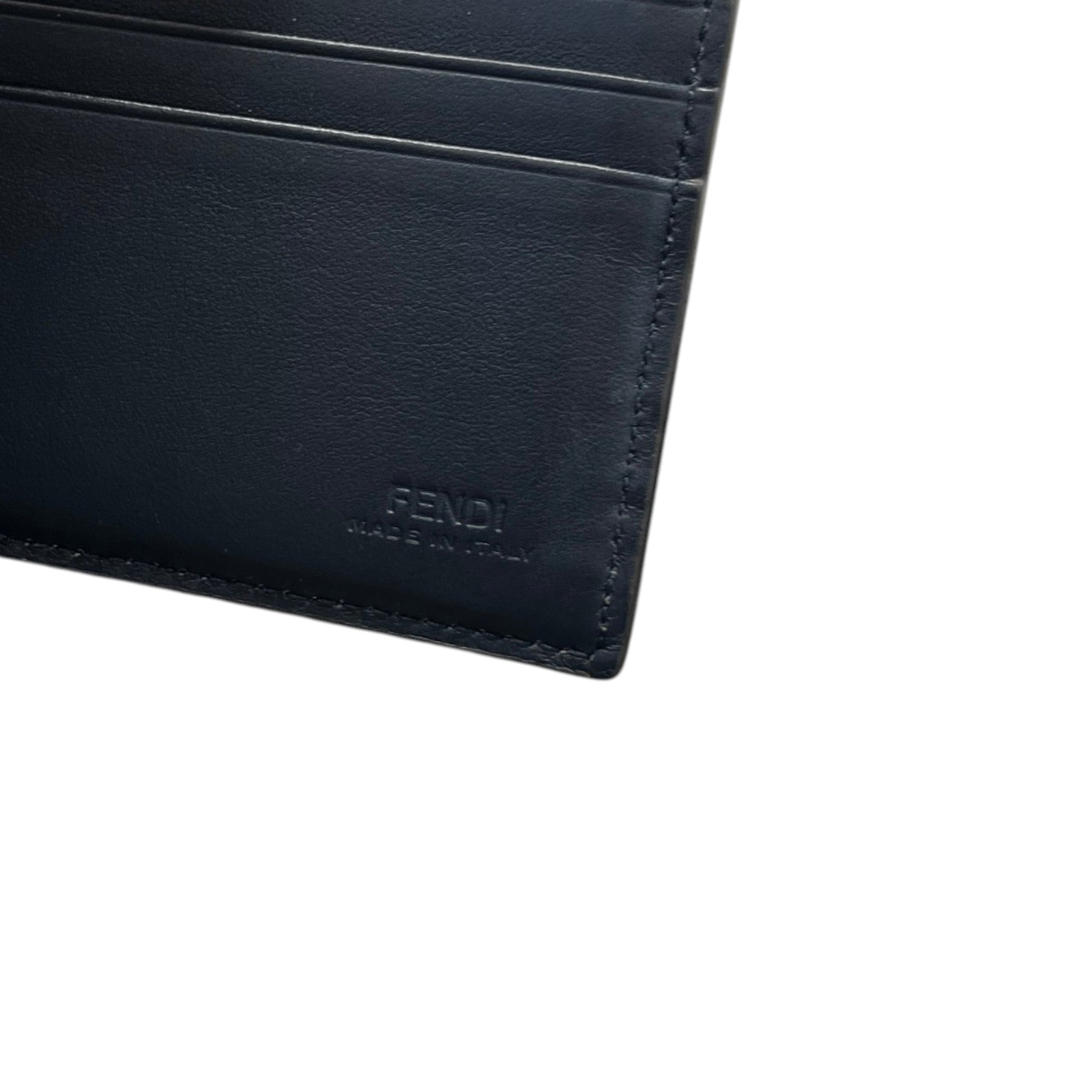 Men's Diagonal Bi Fold Wallet Grey