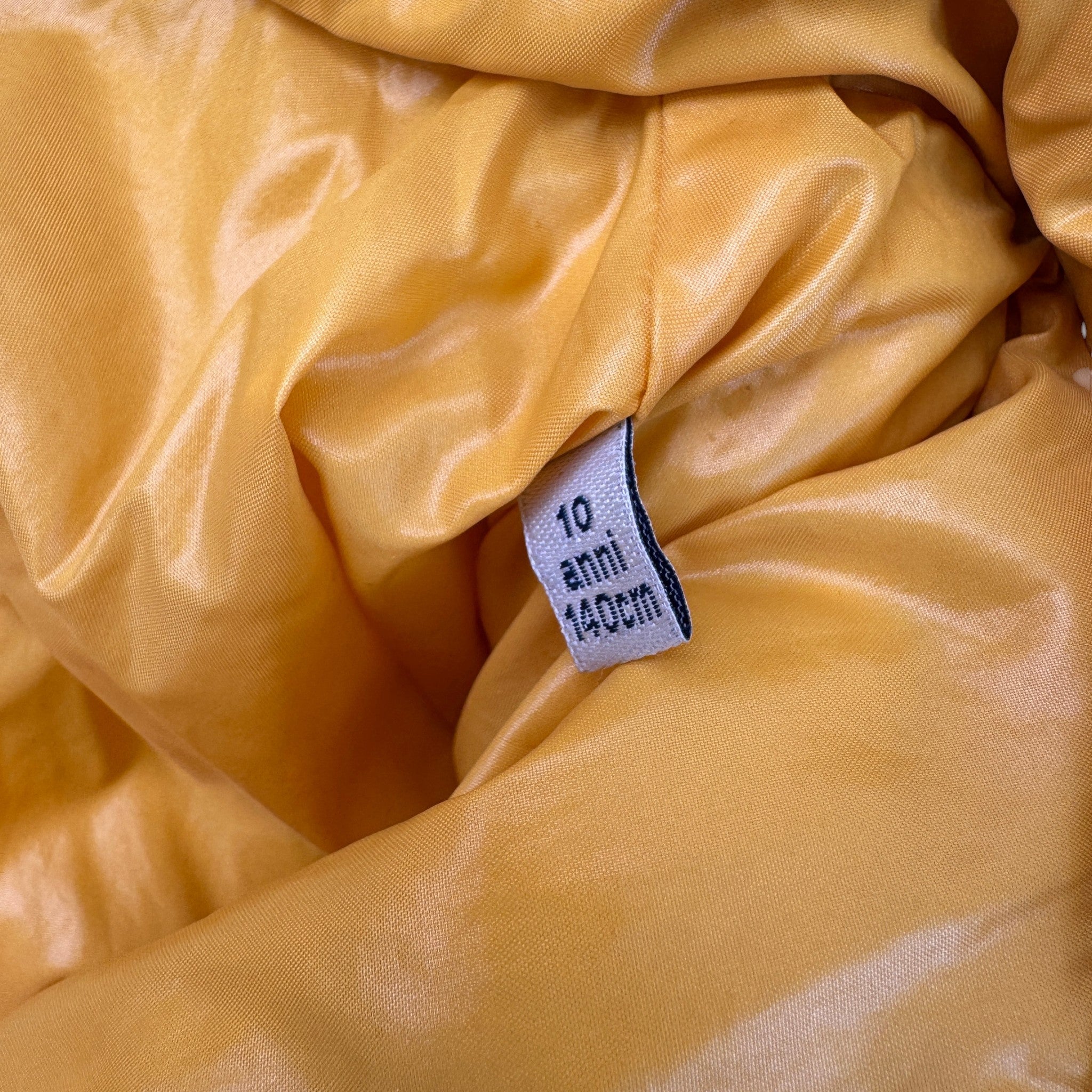 Men's New Maya Kids 10 Years Down Jacket Yellow Size XXS