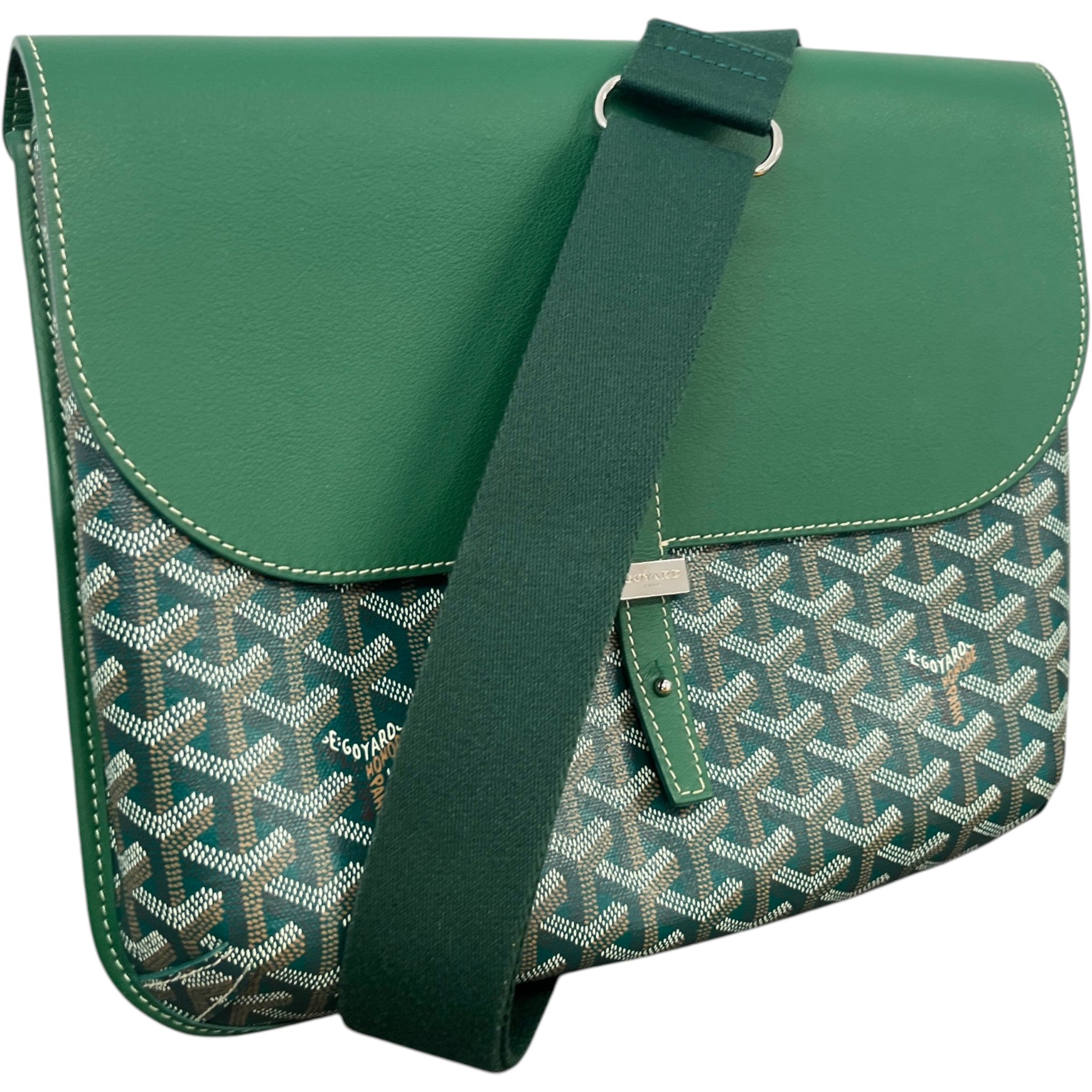 Men's Coursier Messenger Bag Green