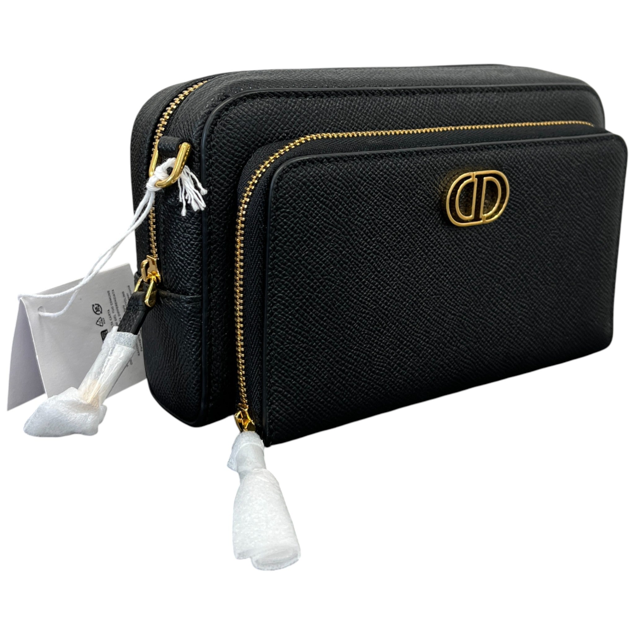 Women's Caro Double Pouch Bag Black