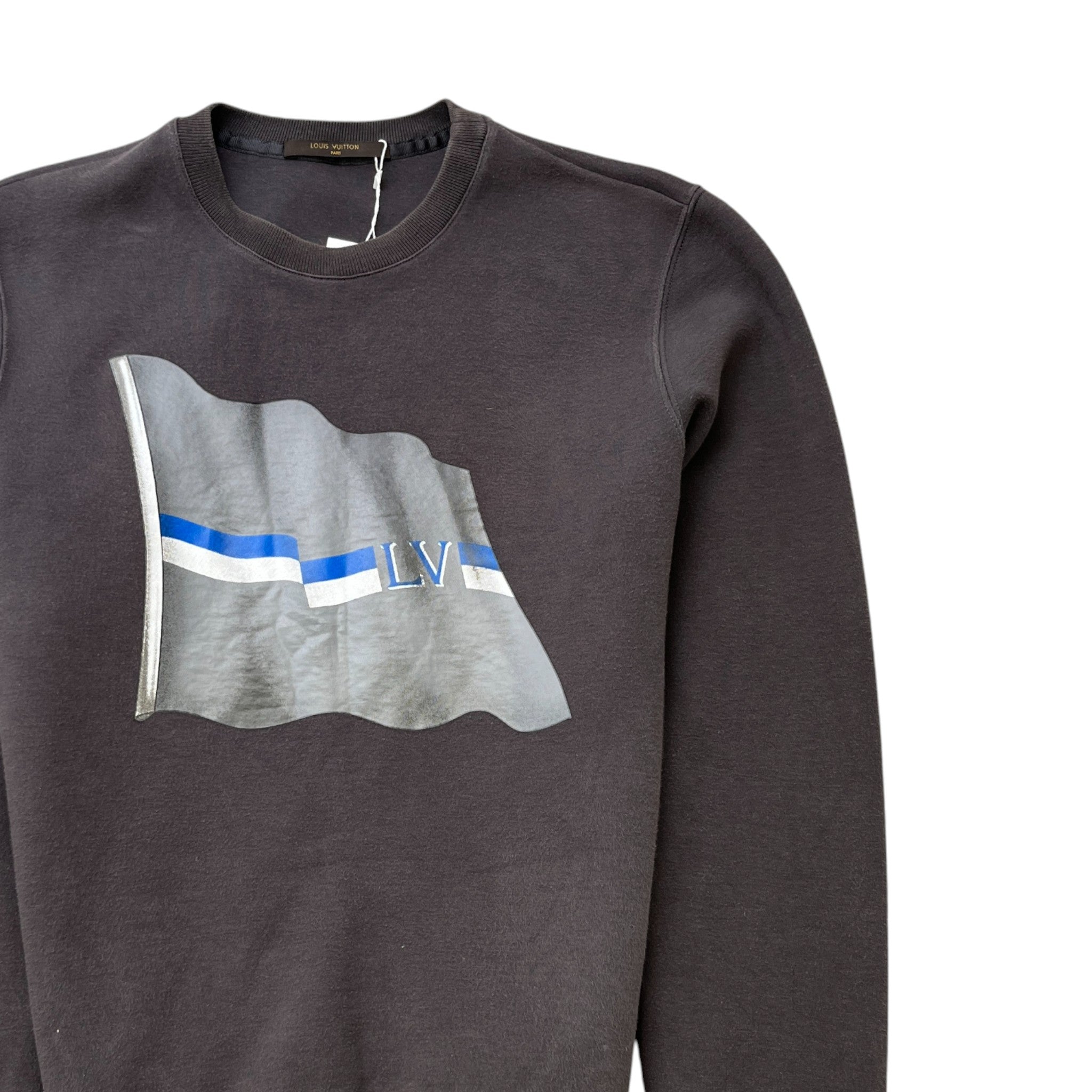 Men's Flap Cup Sweatshirt Charcoal Size L