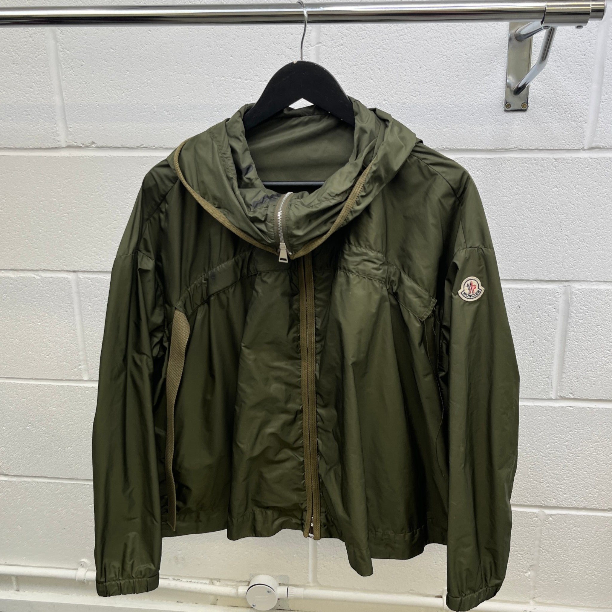 Women's Lune Windbreaker Khaki Size 2 / UK 12