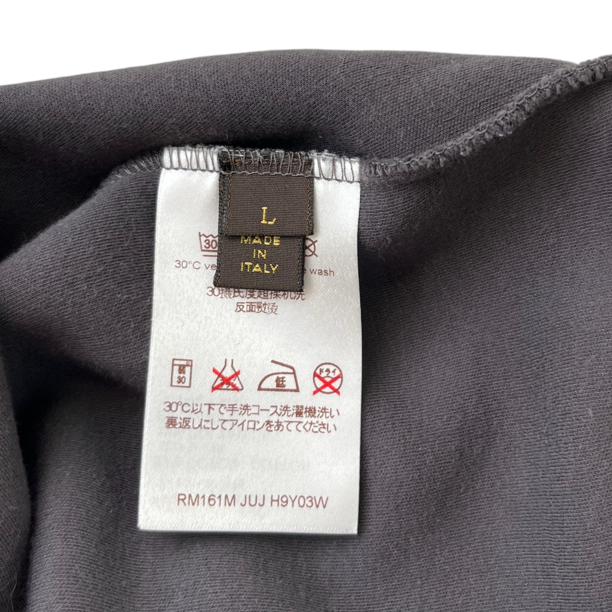 Men's Flap Cup Sweatshirt Charcoal Size L