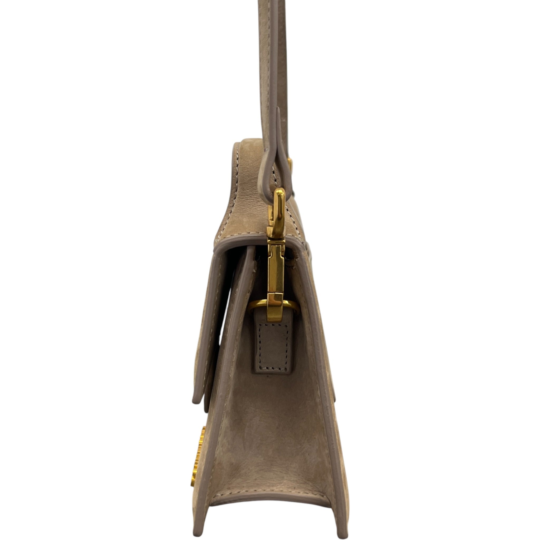Women's Suede Le Grand Bambino Bag Beige
