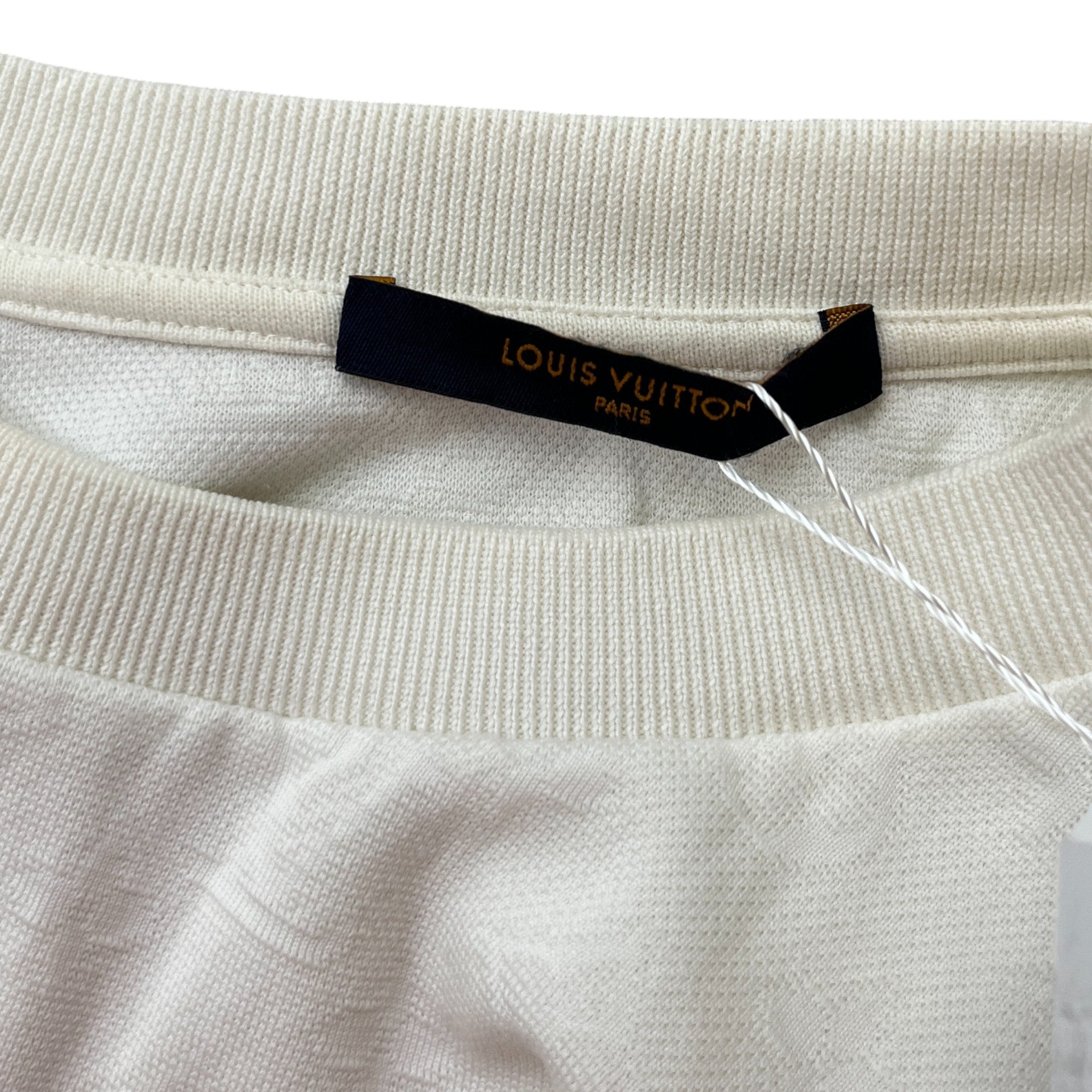 Men's Monogram 3D Pocket T-Shirt White Size M