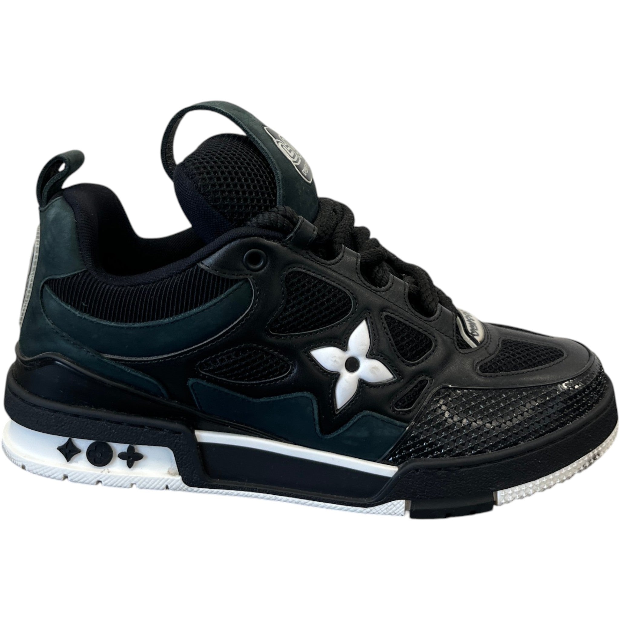 Men's Lv Skate Low Trainers Black Size EU 41 / UK 7