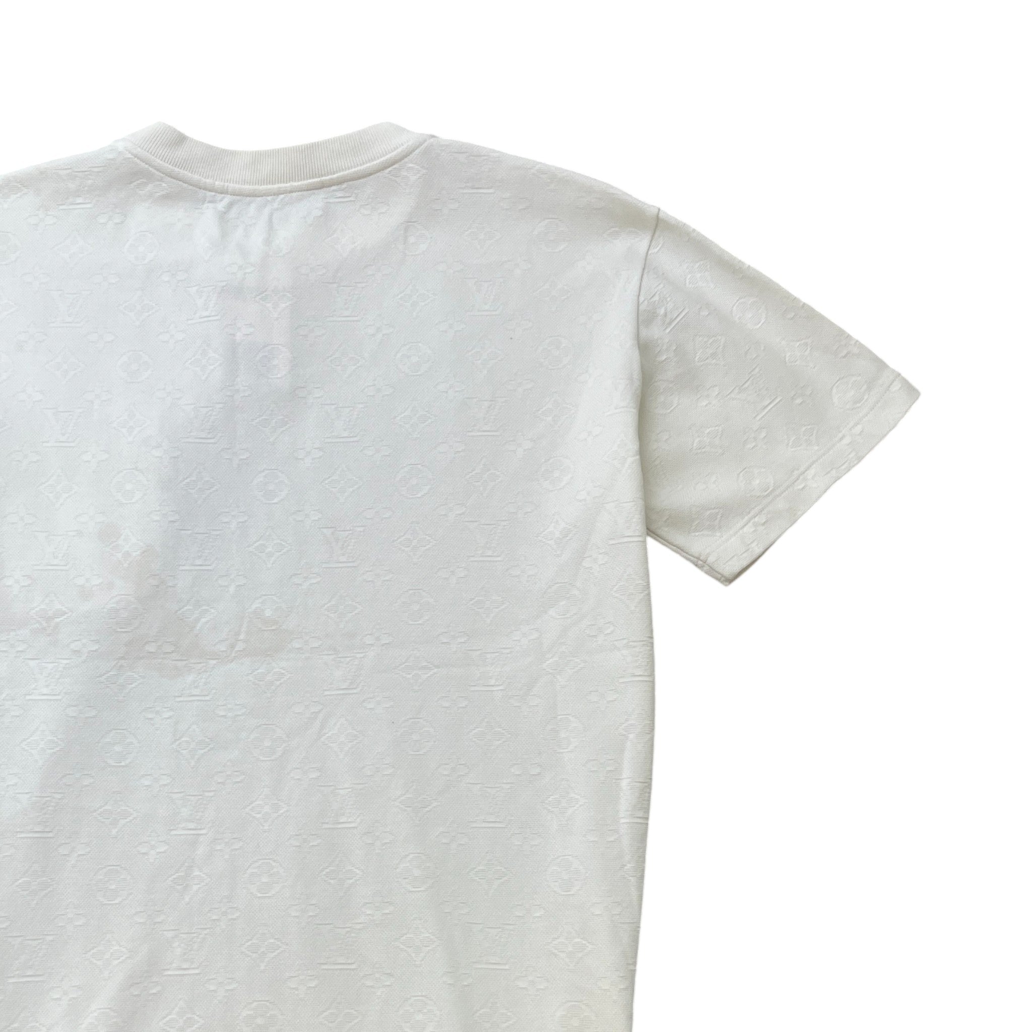 Men's Monogram 3D Pocket T-Shirt White Size M
