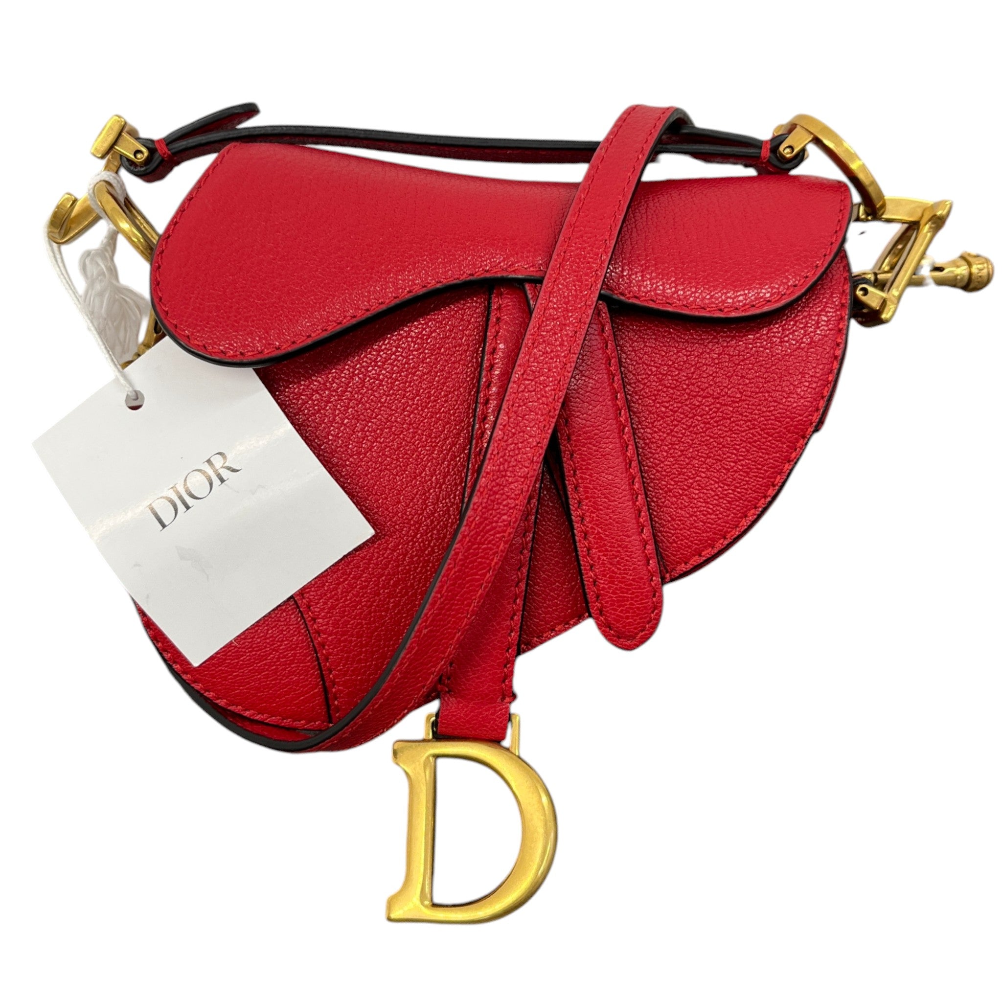 Women's Micro Saddle Bag Red