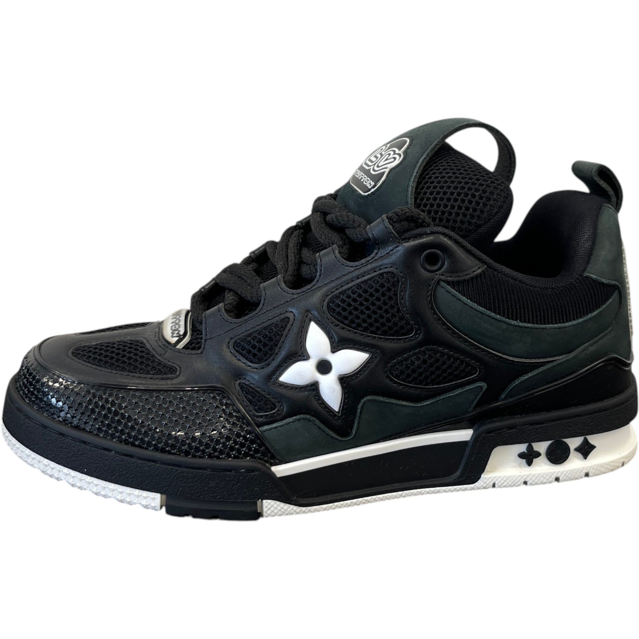 Men's Lv Skate Low Trainers Black Size EU 41 / UK 7