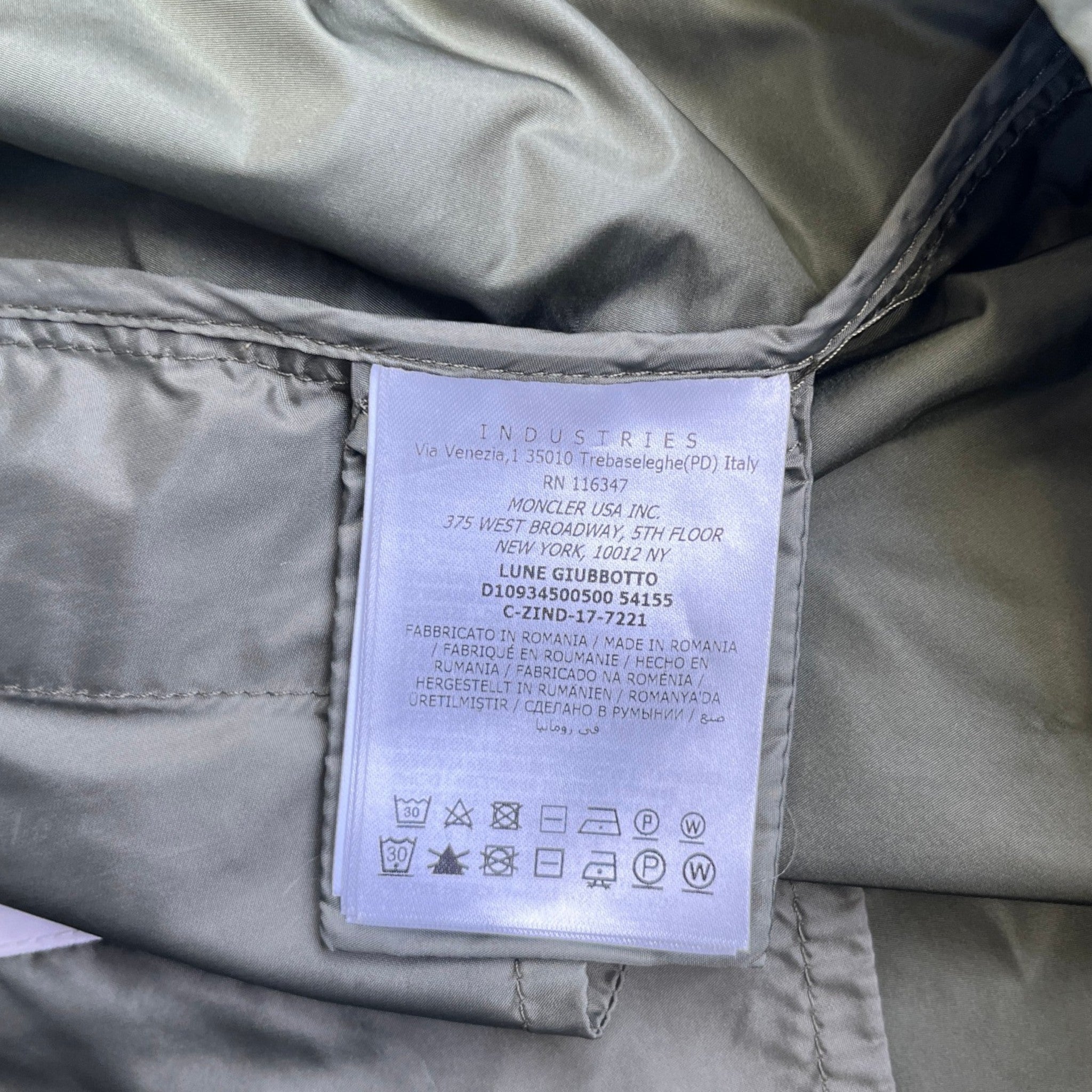 Women's Lune Windbreaker Khaki Size 2 / UK 12