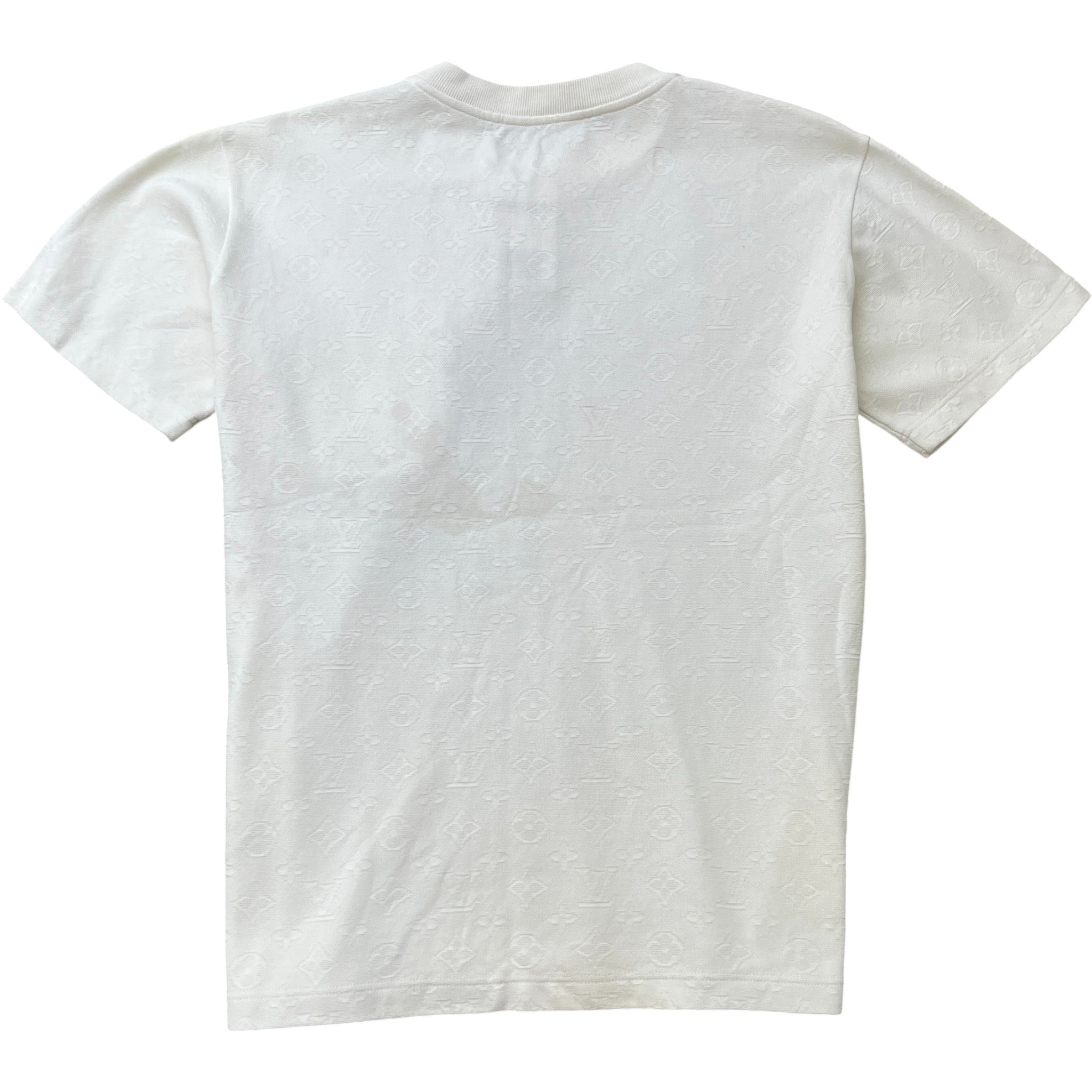 Men's Monogram 3D Pocket T-Shirt White Size M