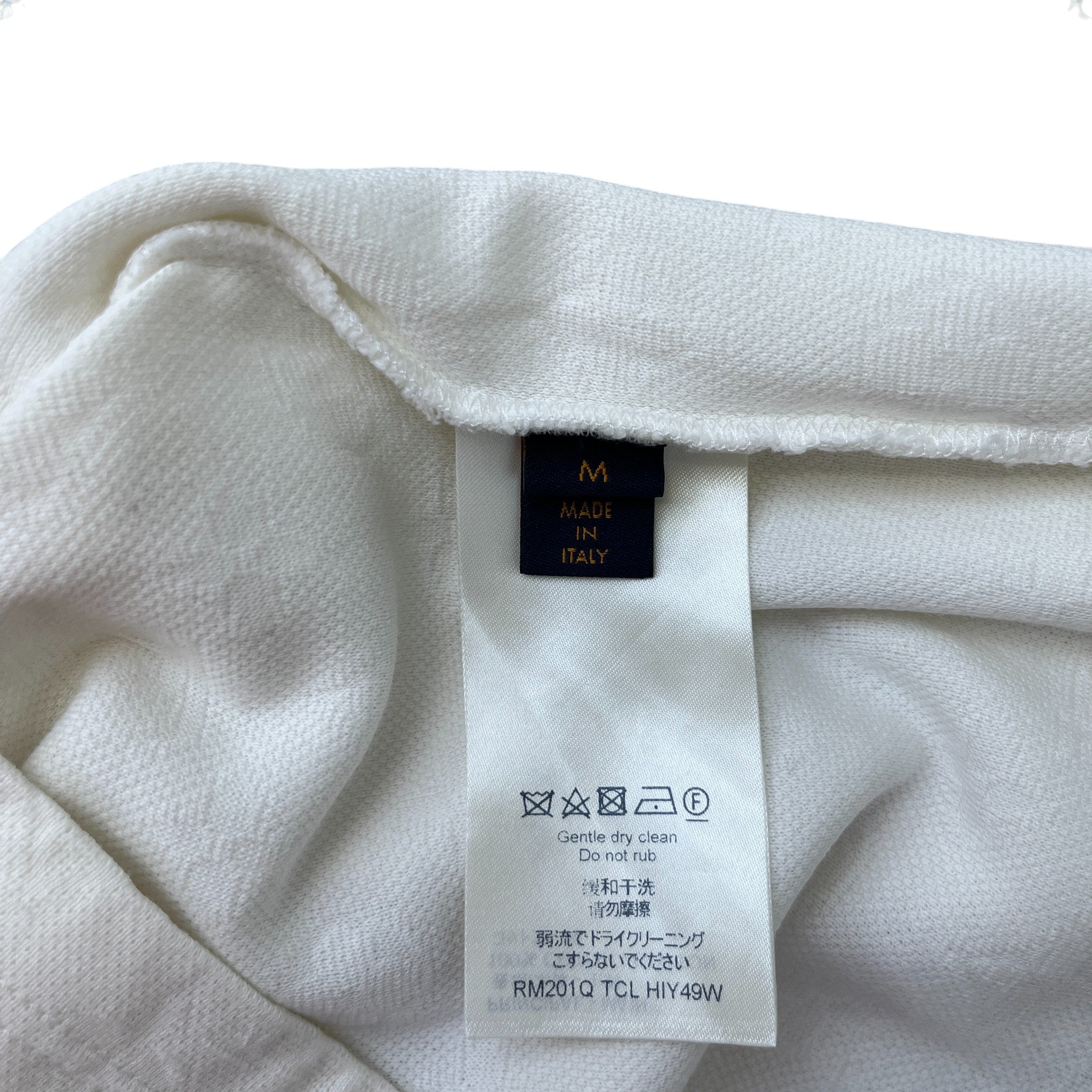 Men's Monogram 3D Pocket T-Shirt White Size M