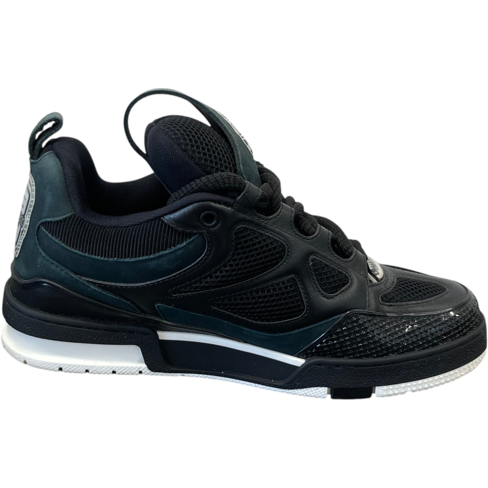 Men's Lv Skate Low Trainers Black Size EU 41 / UK 7