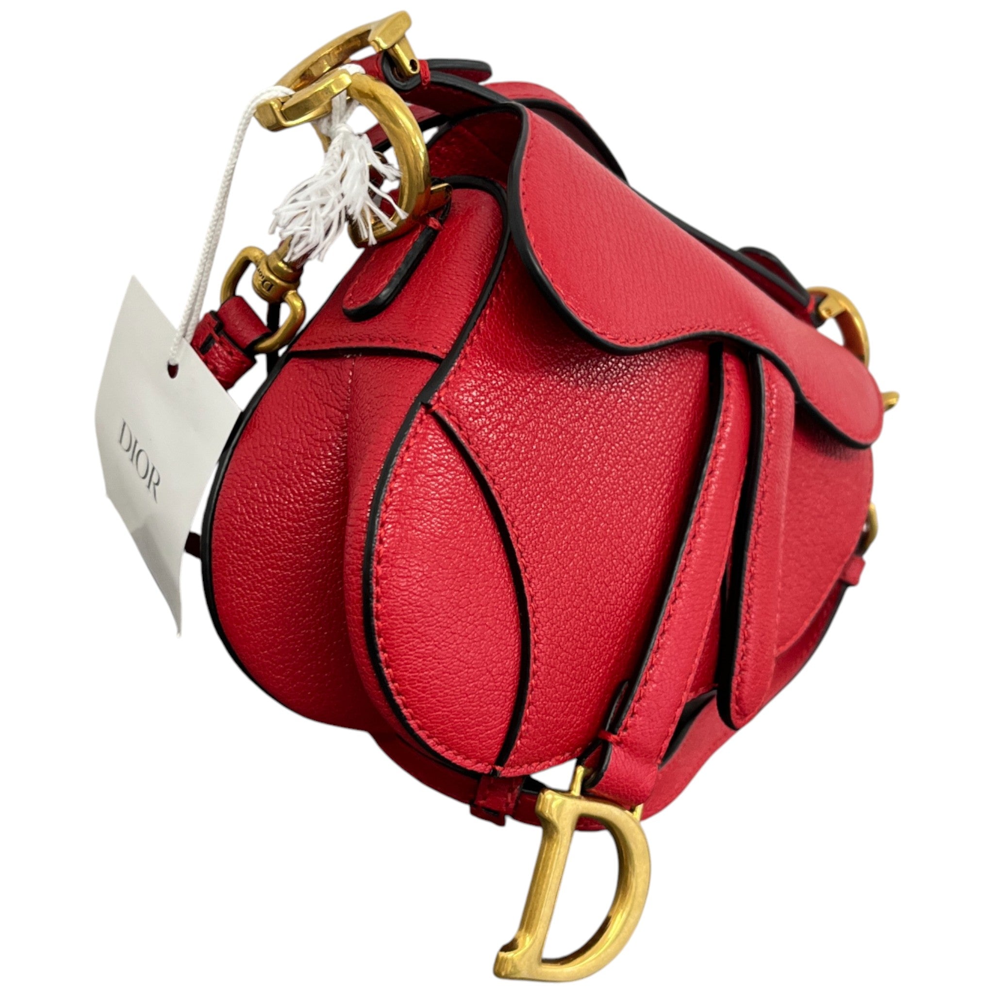 Women's Micro Saddle Bag Red