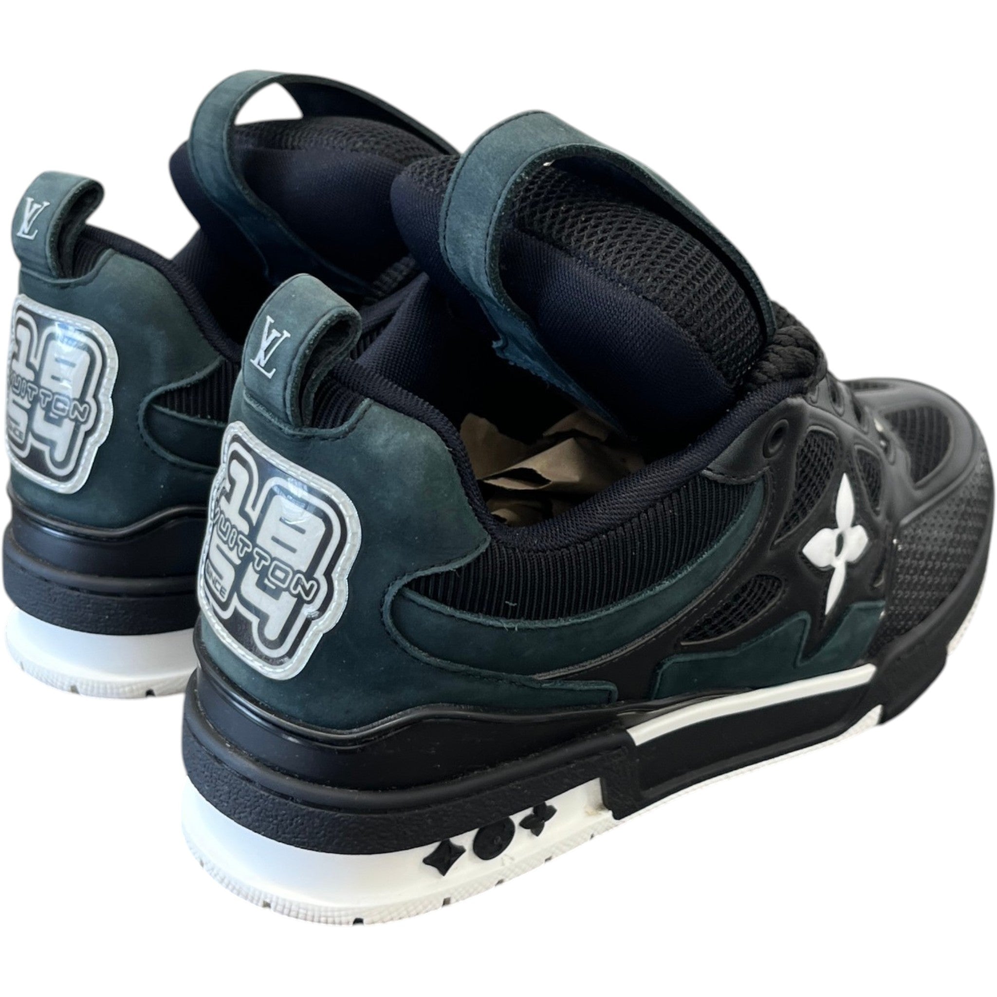 Men's Lv Skate Low Trainers Black Size EU 41 / UK 7