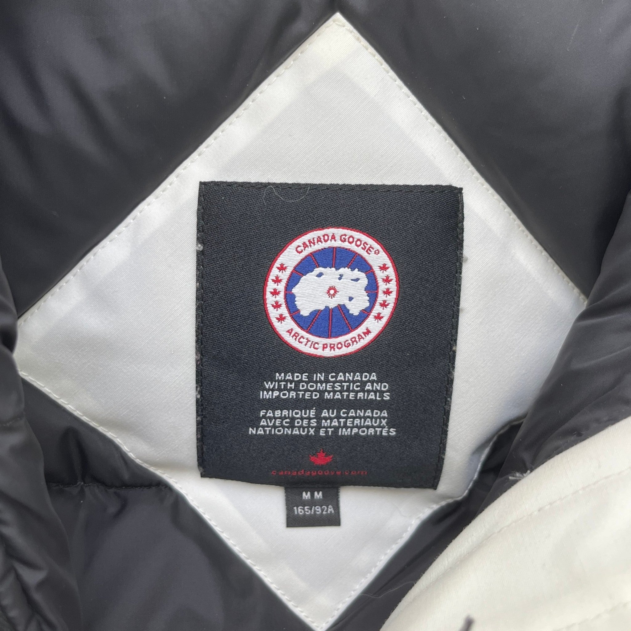Men's Chilliwack Bomber Down Jacket White Size M