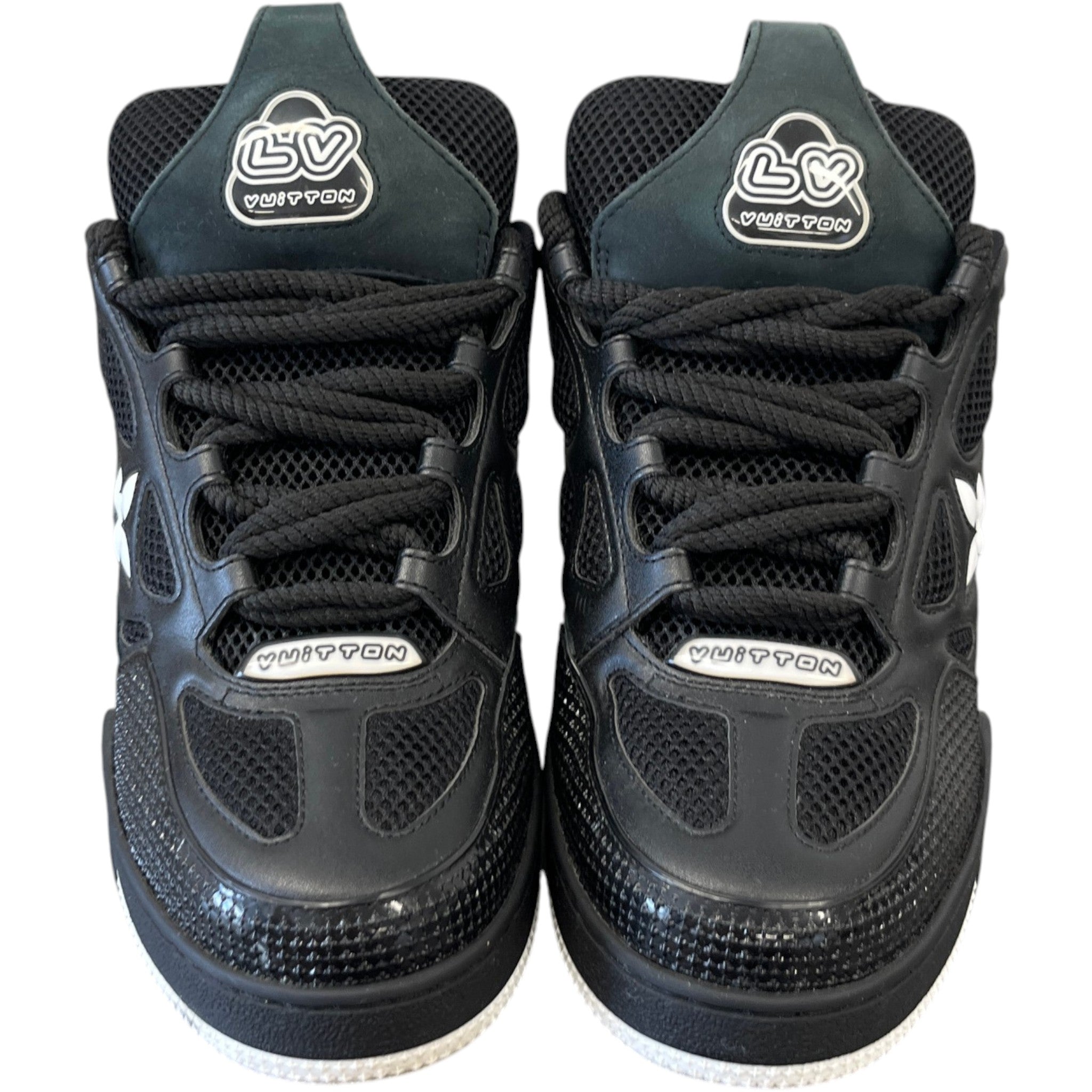 Men's Lv Skate Low Trainers Black Size EU 41 / UK 7